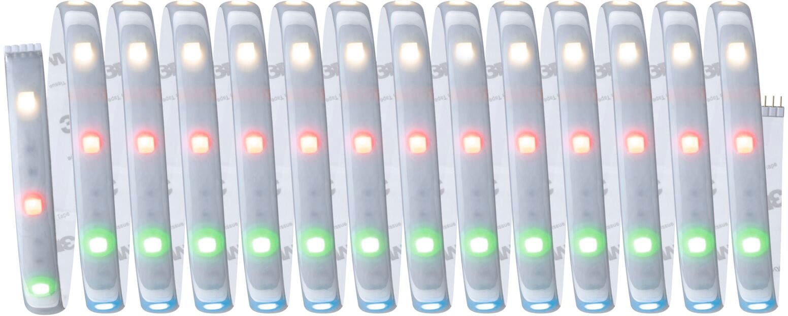 Paulmann LED-Streifen »MaxLED 250 Basisset Smart Home Zigbee IP44 22W 100 1000lm«, 1 St.-flammig, 5m, RGBW, beschichtet