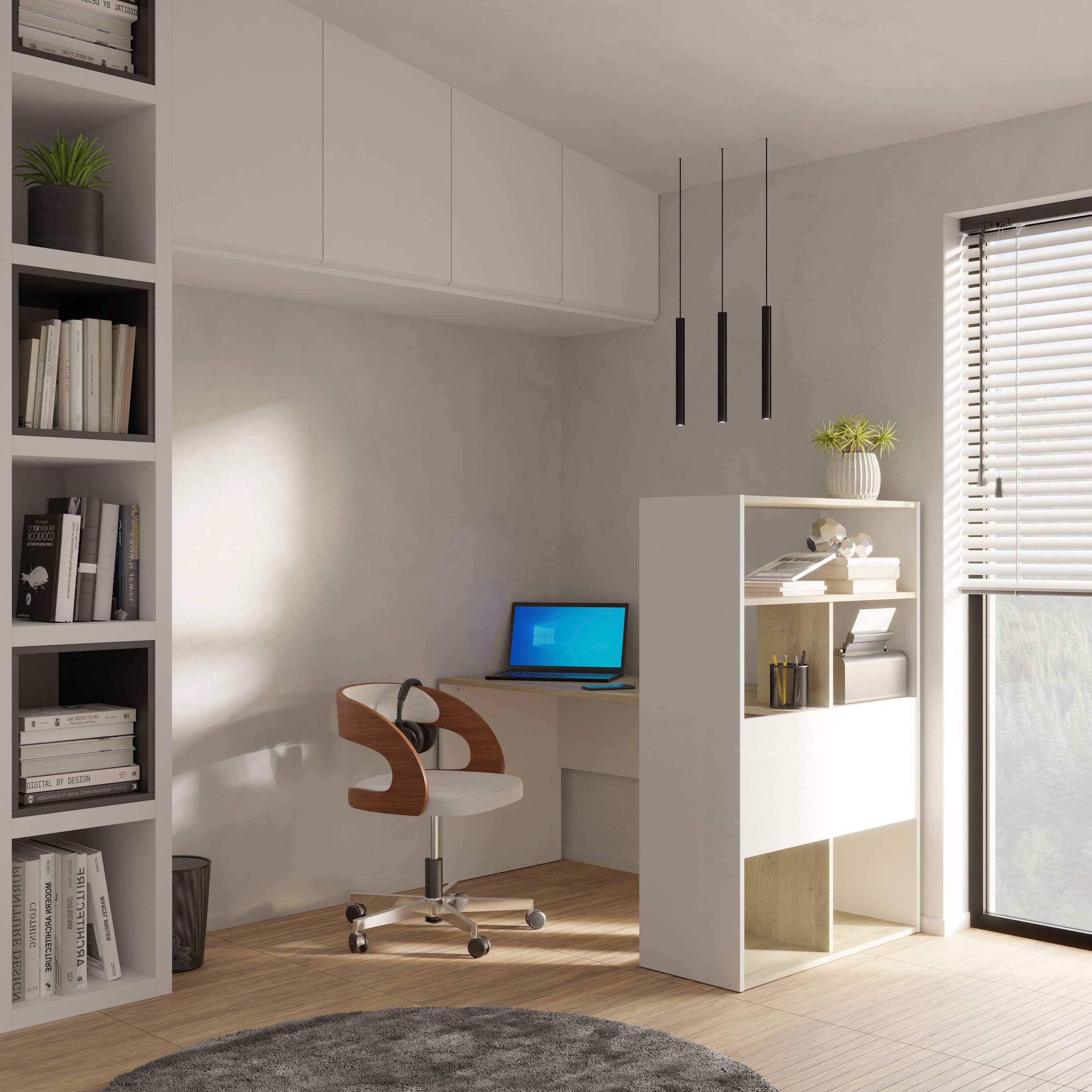 Demeyere GROUP Schreibtisch »Strate«, Schreibtisch Regal 1 Schublade