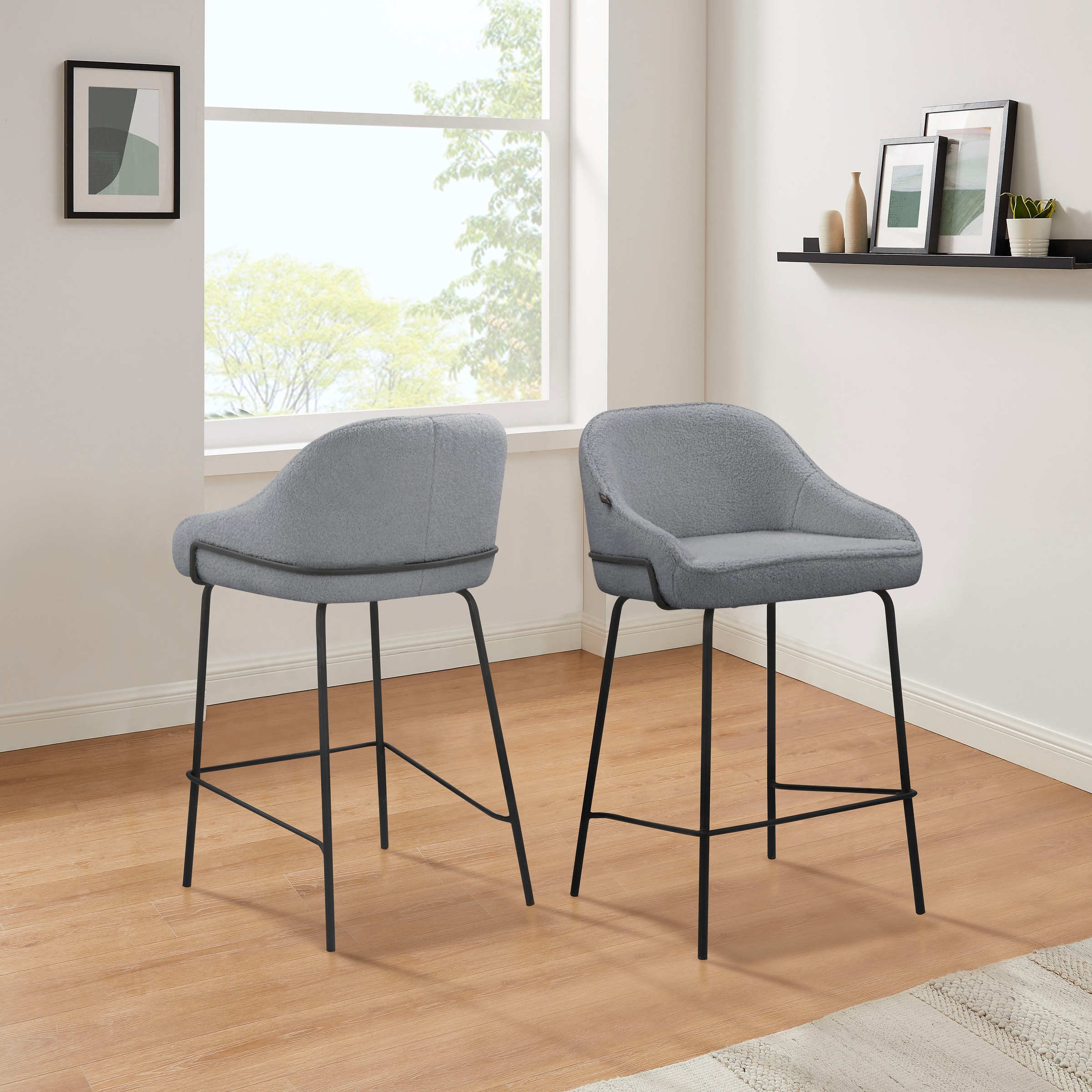 Leonique 4-Fußstuhl »Puant« () 2 Stk.mit Stoff aus Polyester/recyceltem Pol günstig online kaufen