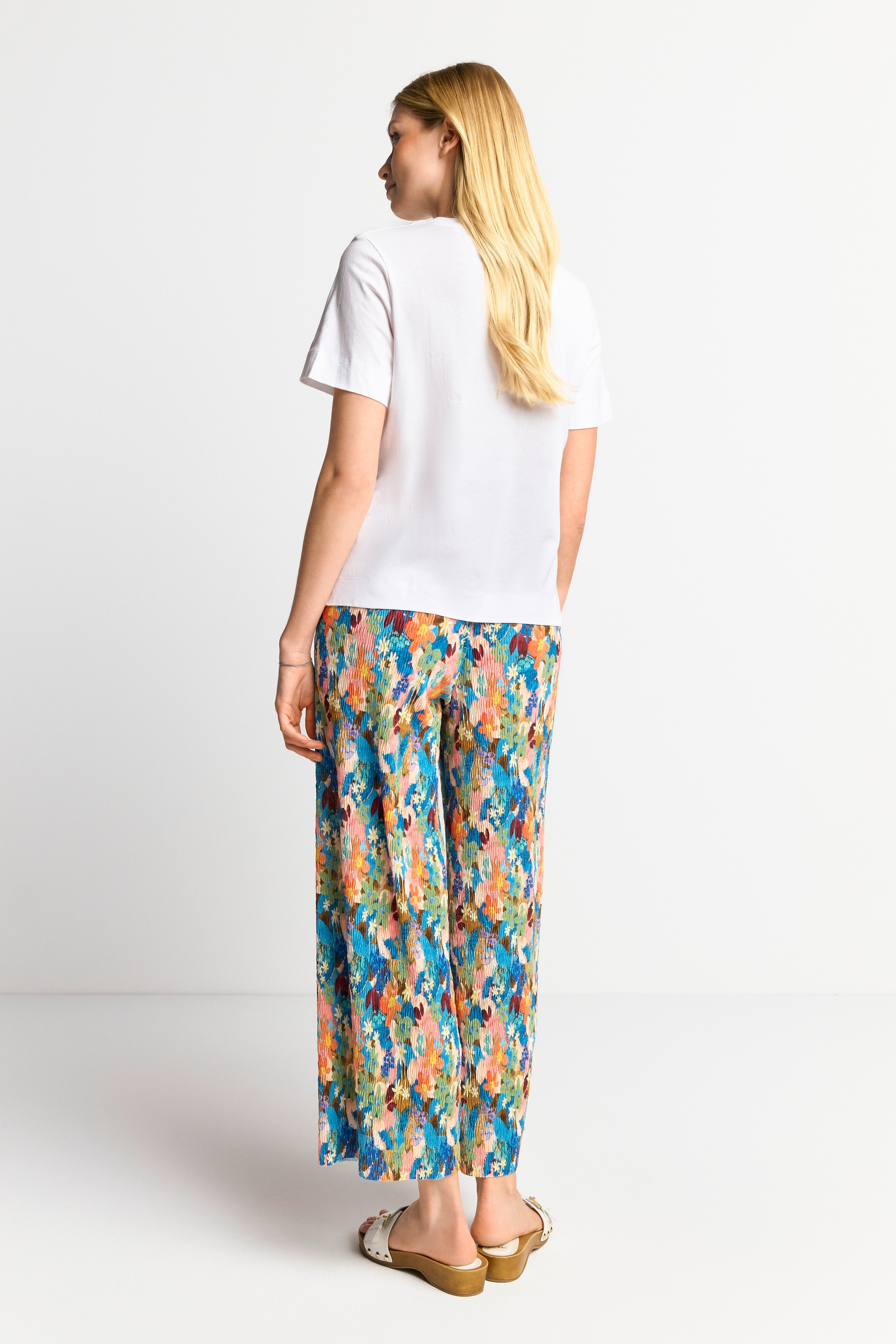 RICHROYAL T-Shirt, Easy fit T-Shirt "Bonjour" with woman print
