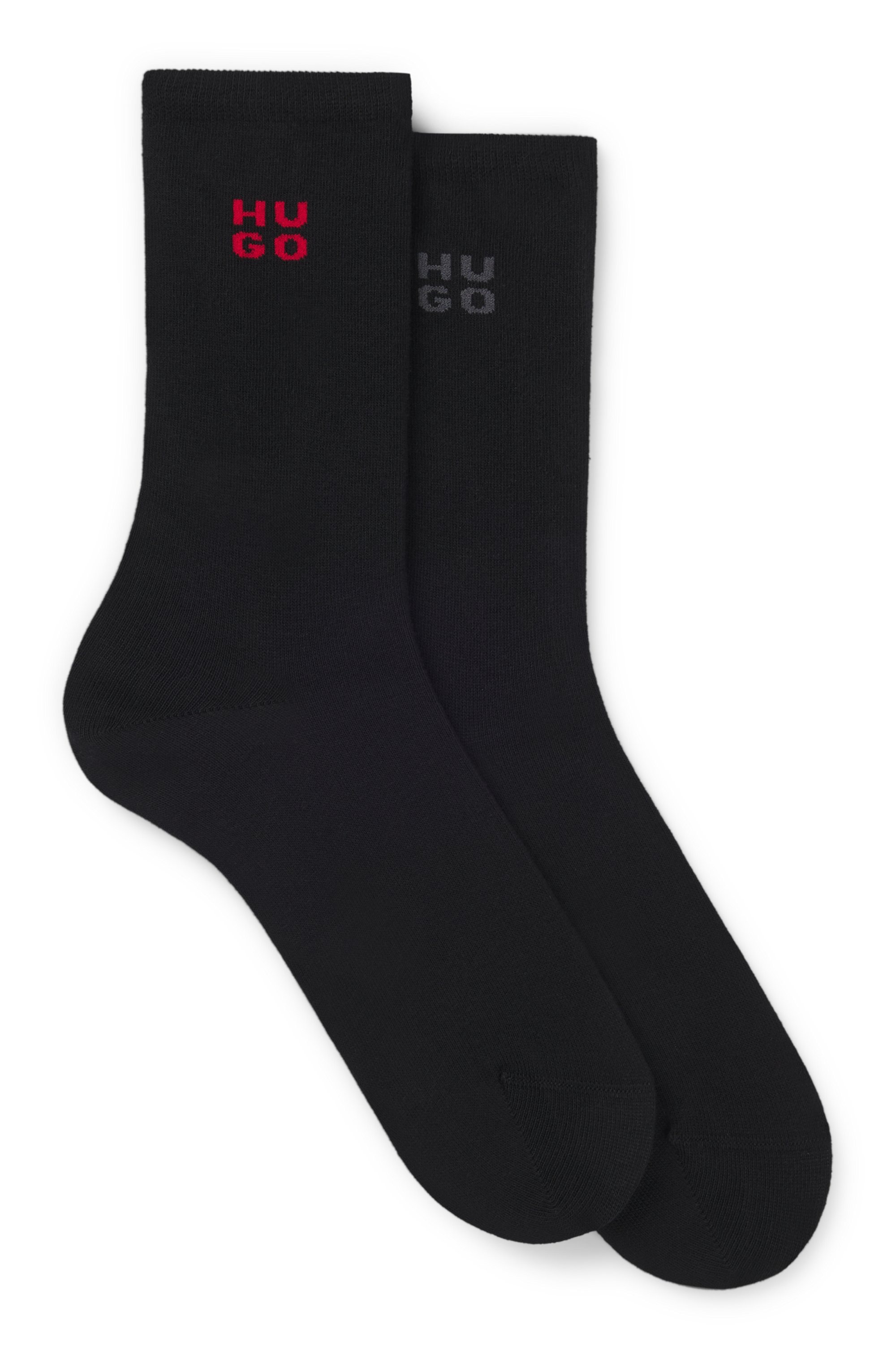 HUGO Underwear Socken »2P RS UNI LOGO CC«, (2 Paar), mit dezentem Logo, nahtlose Verarbeitung