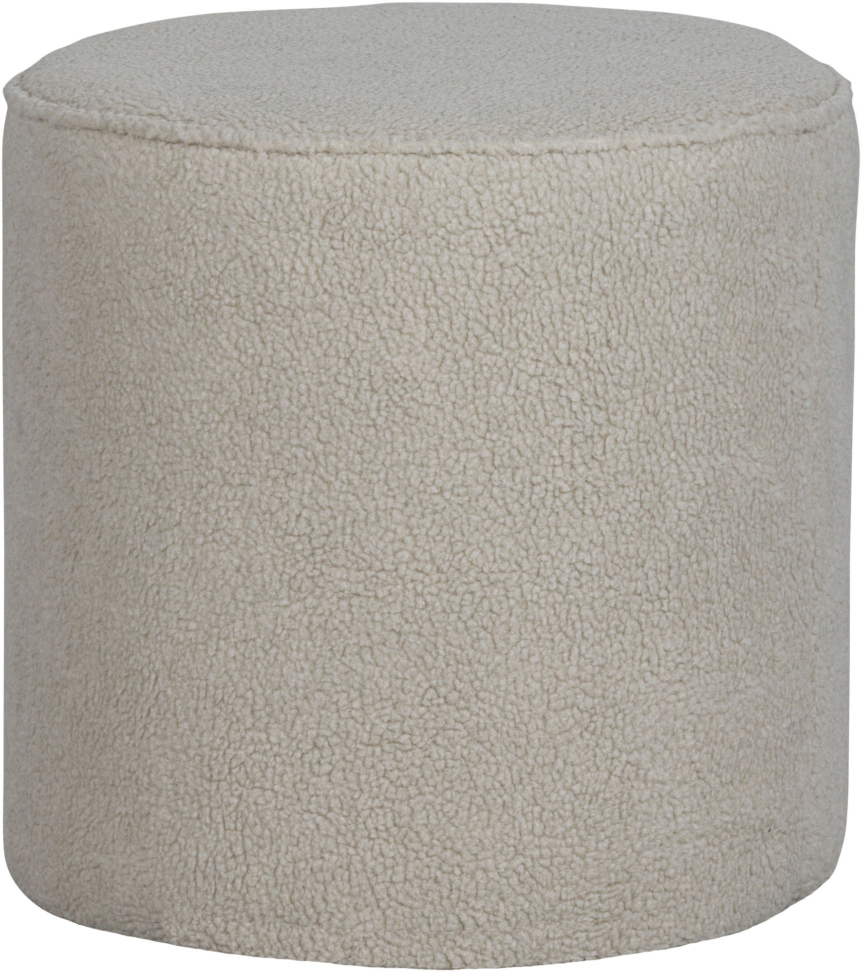 WOOOD Hocker »Sara«, weich gepolstert, runde Form, H 46 cm x Ø 46 cm