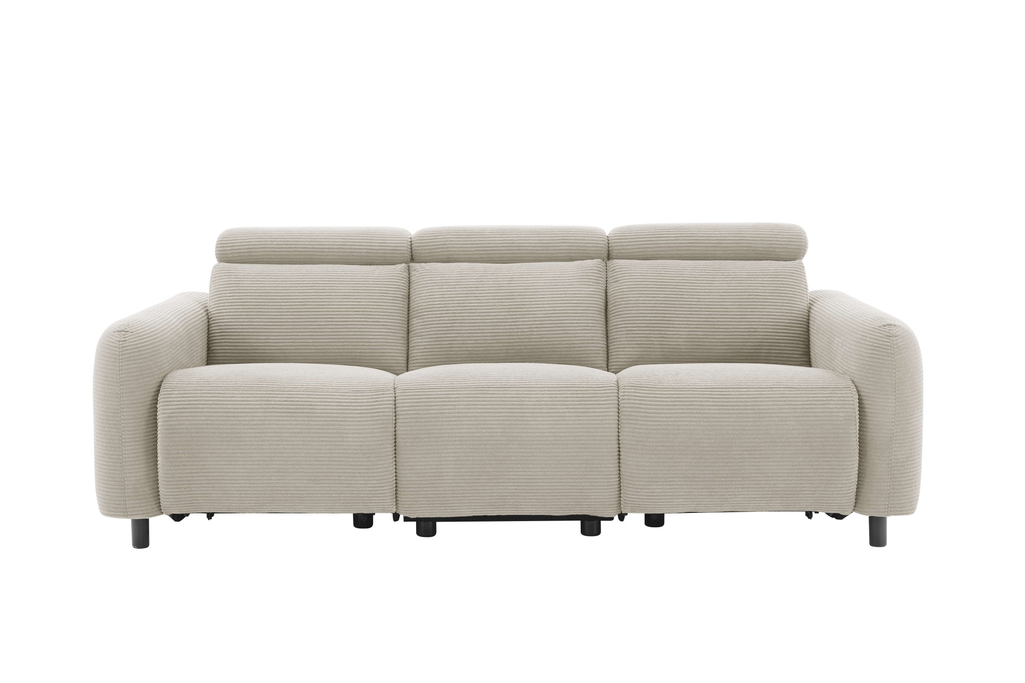 Home affaire 3-Sitzer »SKAANE in Cord, Sofa mit manueller u. elektrischer Relaxfunktion«, Relax-Funktion in 2 Sitzen, Kopfteilverstellung, Federkernpolsterung