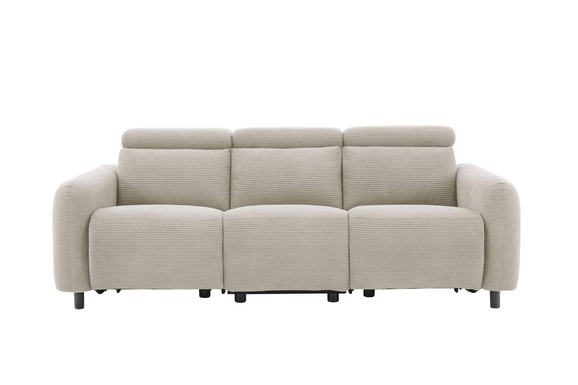 Home affaire 3-Sitzer »SKAANE Cord-Sofa, 229 cm, manuelle u. elektrische Re günstig online kaufen