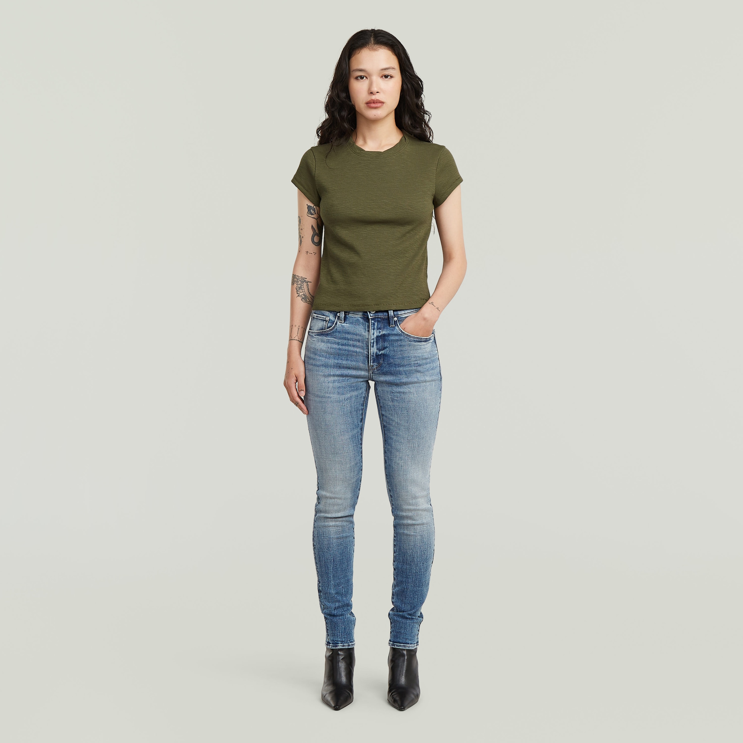 G-STAR Skinny-fit-Jeans »3301« mit Stretch