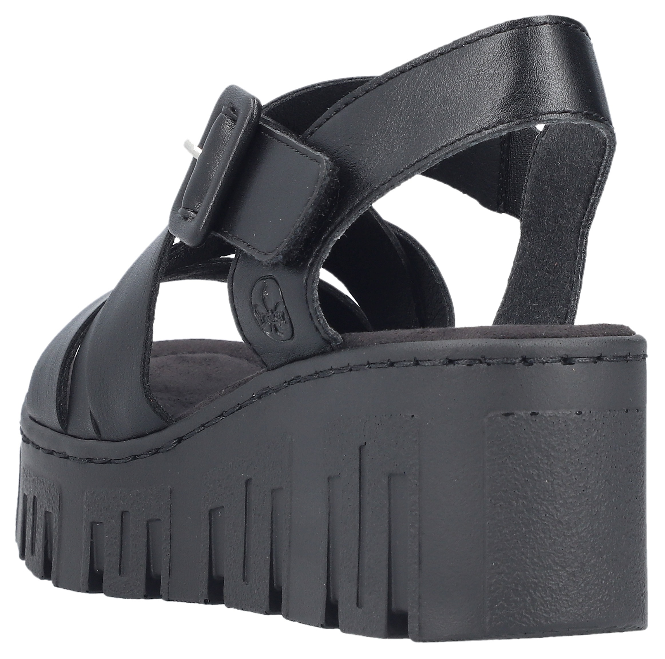 Rieker Plateausandaletten  Sommerschuh, Keilsandalette mit Klettverschluss