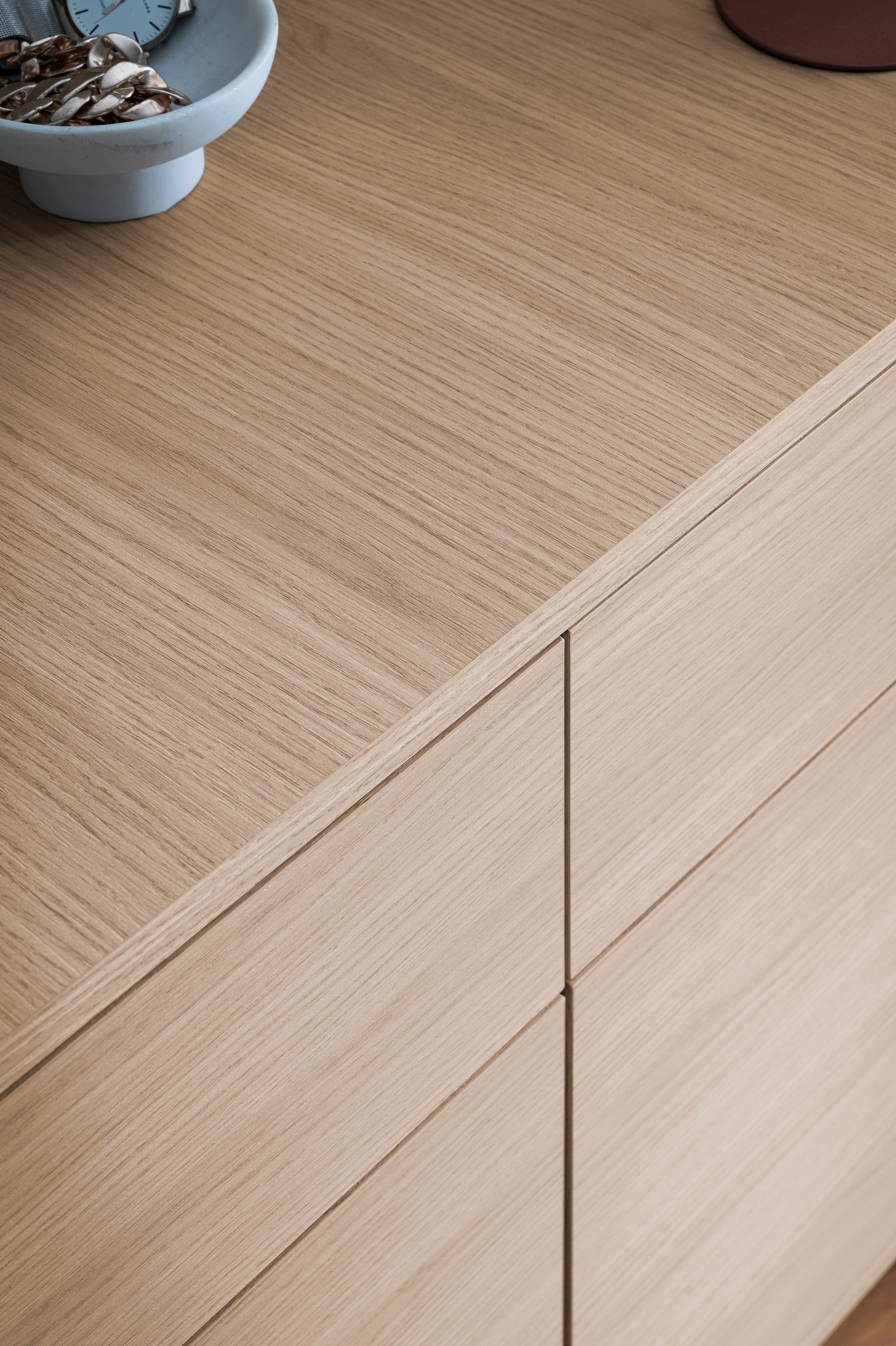 Home affaire Sideboard »Torsby, moderner Schrank, Kommode in Eiche Natur, 180 cm breit« abgerundete Ecken, ausreichend Stauraum, vielseitig einsetzbar