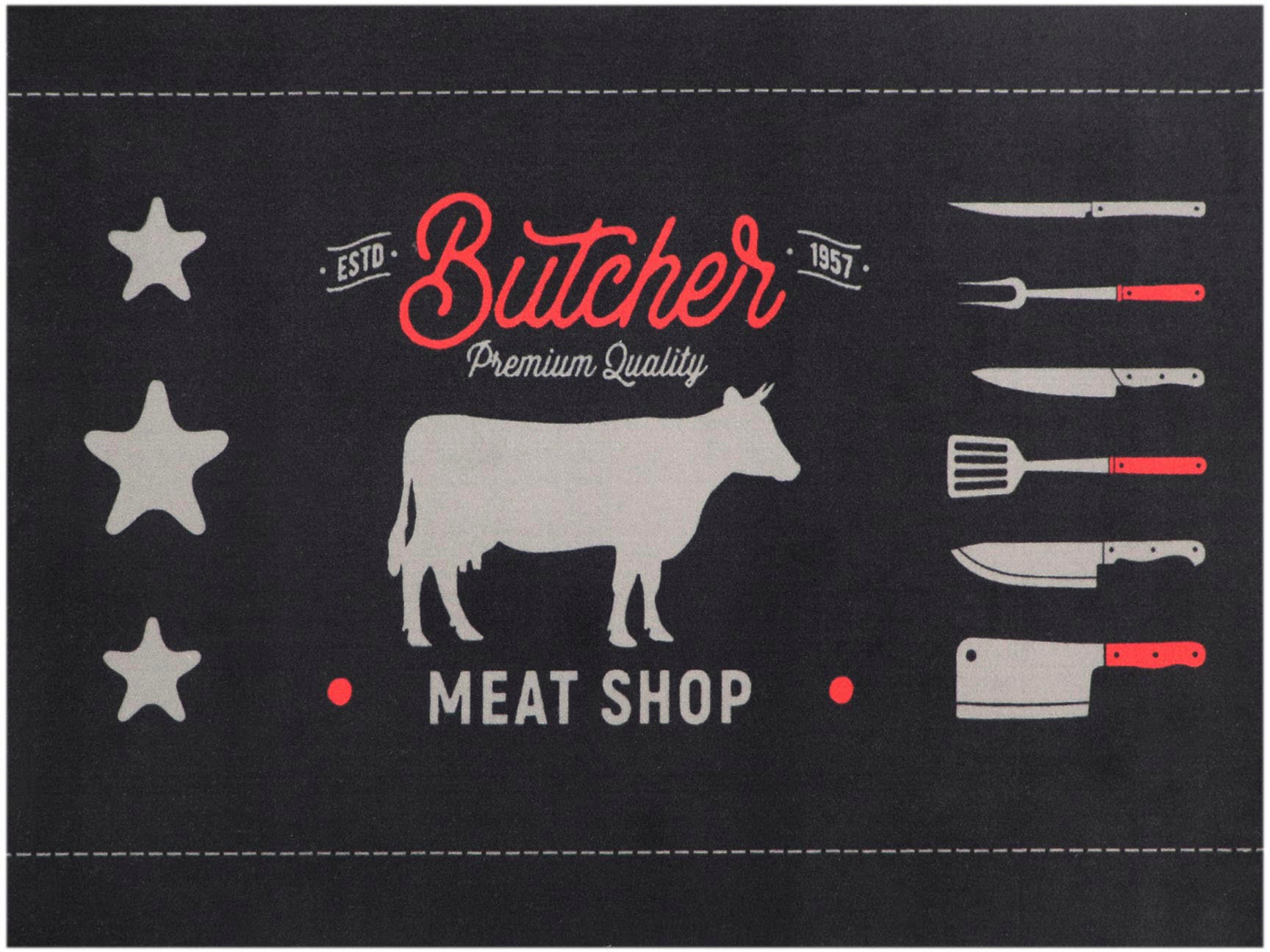 Primaflor-Ideen in Textil Fußmatte »BBQ Grillunterlage BEEF, Made in Belgiu günstig online kaufen
