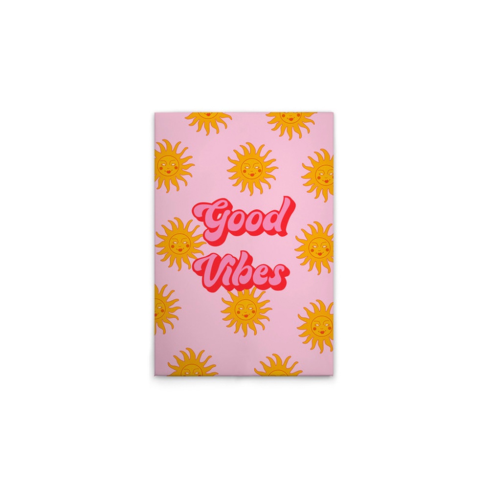 A.S. Création Leinwandbild »Good Vibes - Wandbild Rosa Pink Rot Keilrahmen günstig online kaufen