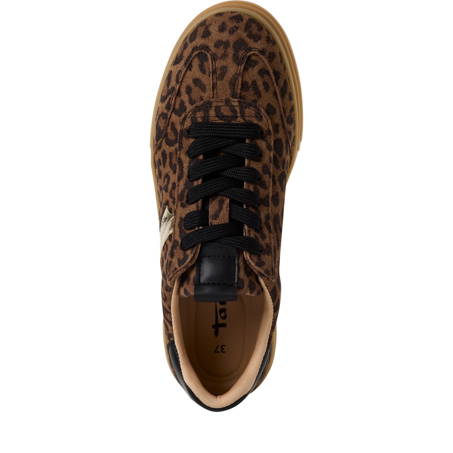 Tamaris Plateausneaker, Freizeitschuh, Halbschuh, Schnürschuh im angesagten Animal Look