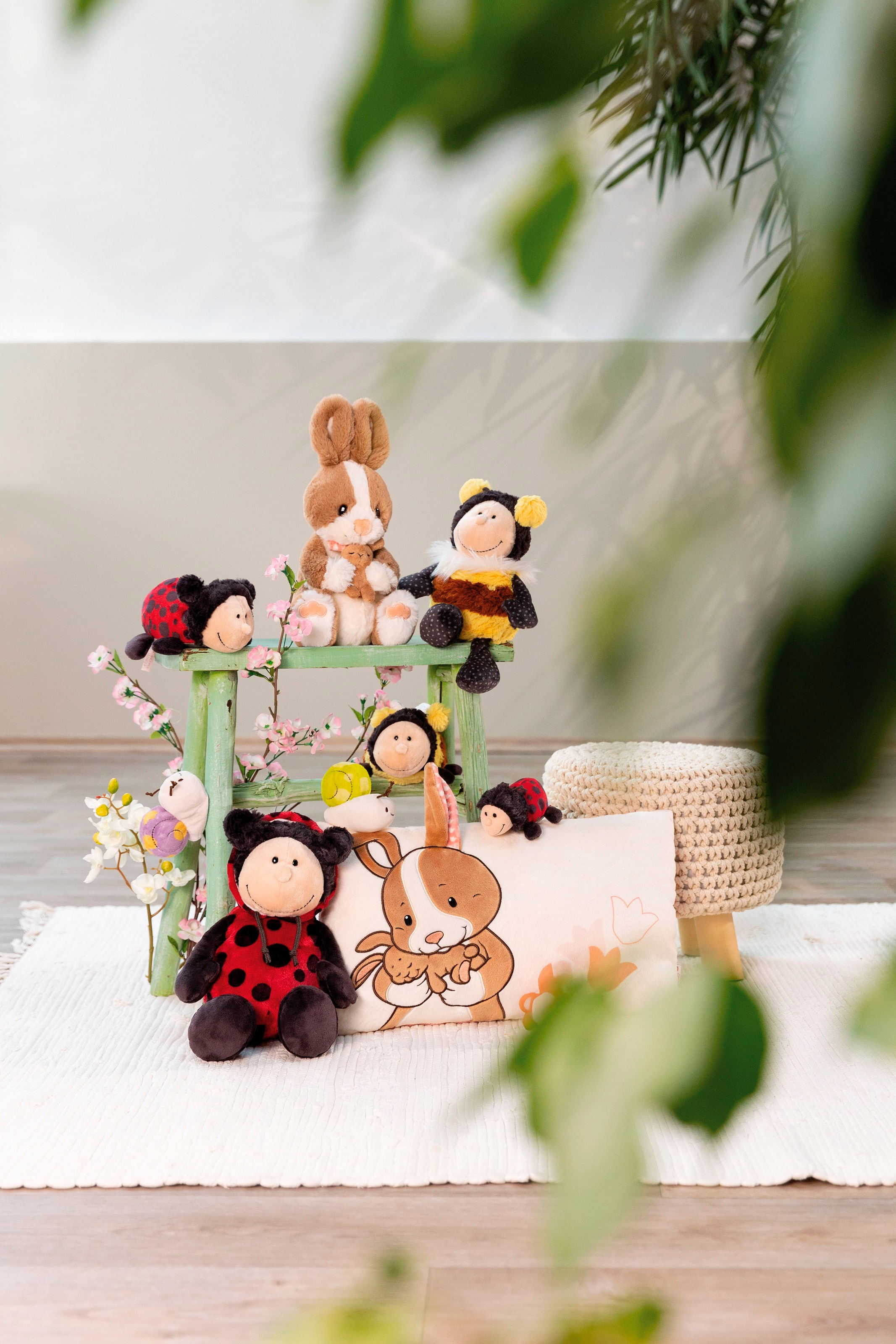 Nici Kuscheltier »Meadow Friends, Marienkäfer Dotti-Lotti 25 cm schlenkernd GREEN«