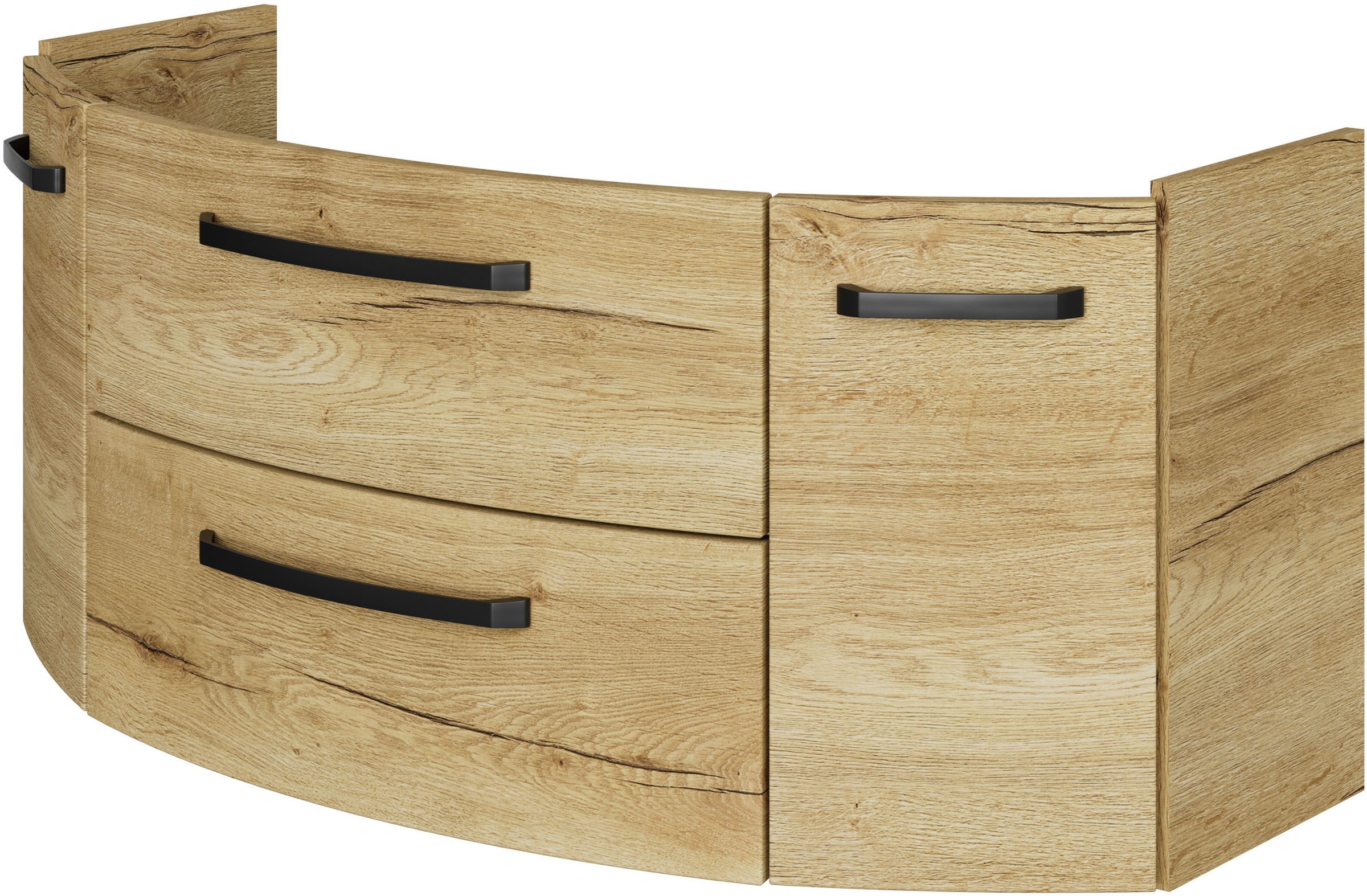 Saphir Badmöbel-Set »Serie 4010 2-teilig Keramik-Waschtisch mit LED-Spiegelschrank«, (Set), Badezimmer Set 120,5 cm breit, inkl. Türdämpfer, 5 Türen, 2 Schubladen