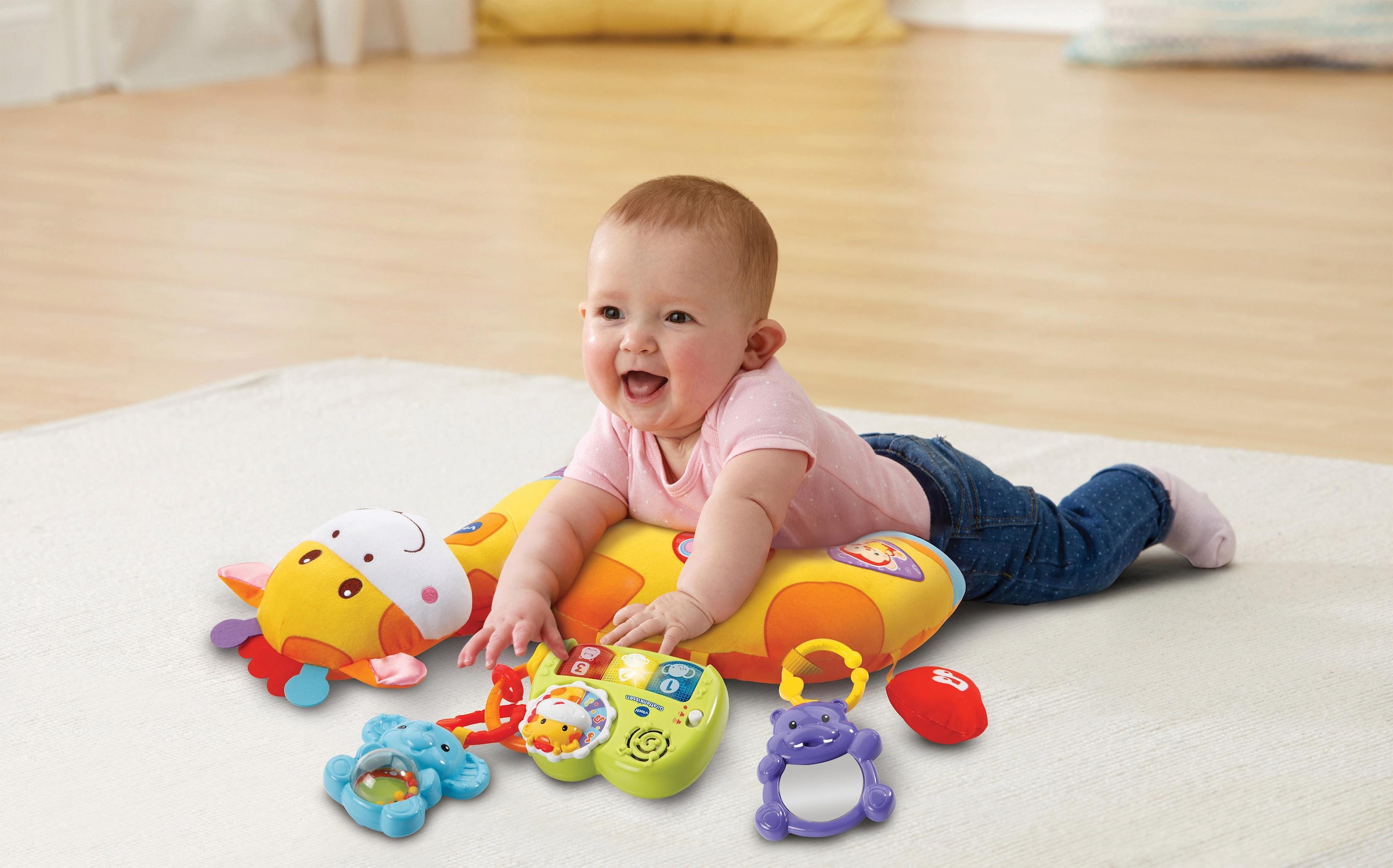 Vtech® Greifspielzeug »VTechBaby, Giraffenkissen«