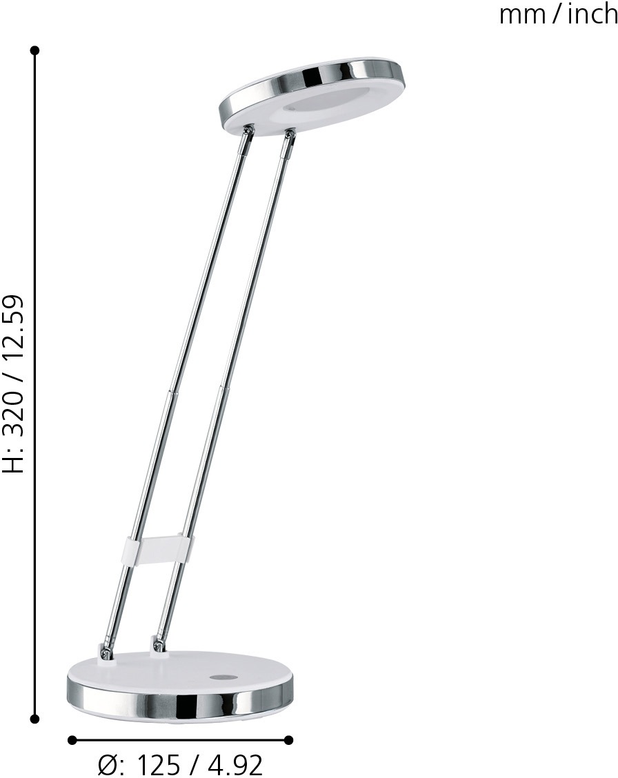 EGLO LED Tischleuchte »Gexo« LED-Board Warmweiß günstig online kaufen