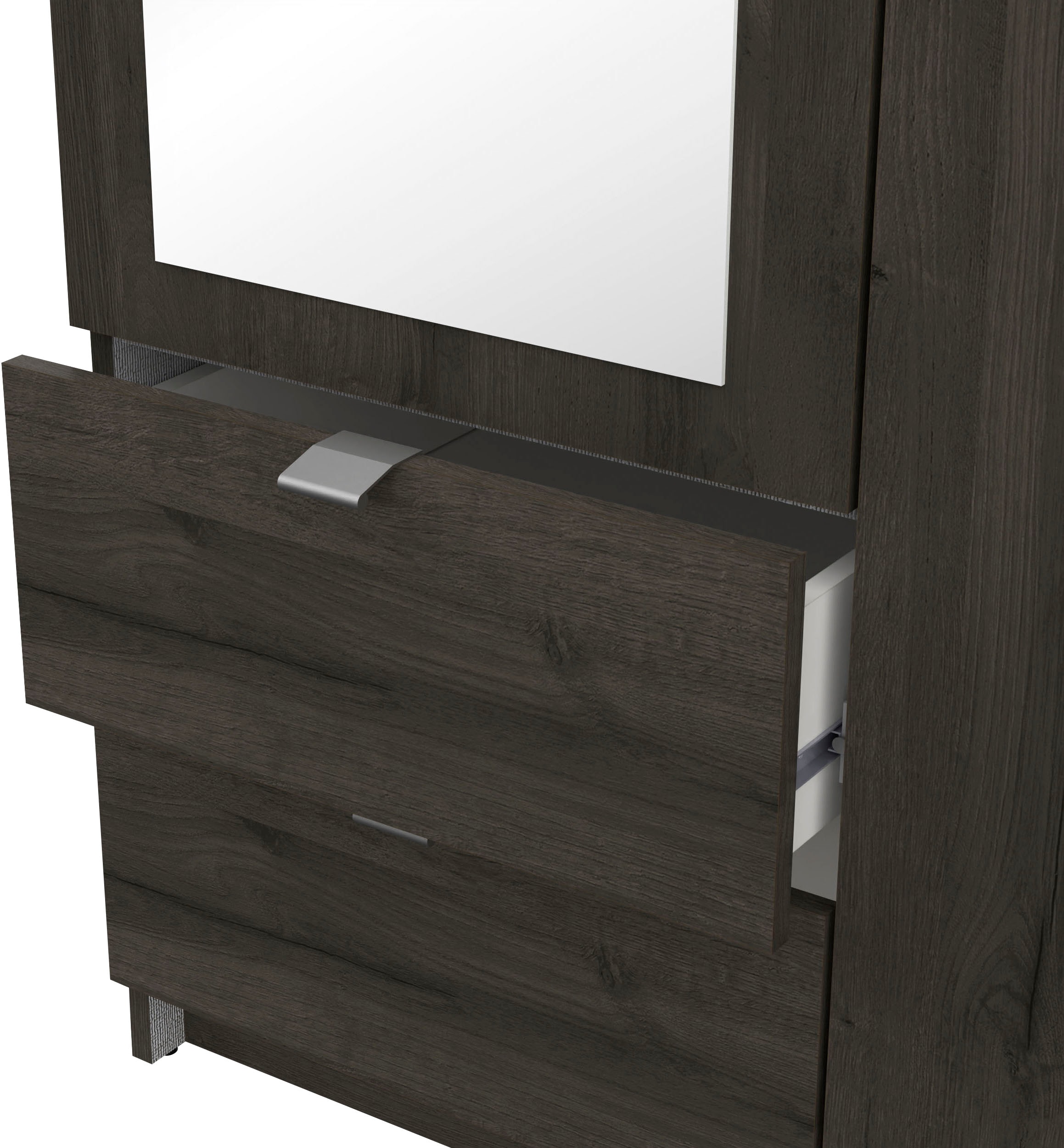 Demeyere GROUP Kleiderschrank »Mellie« SCHRANK 2-TUERIG 1 SPIEGEL  2 SCHUBLADEN