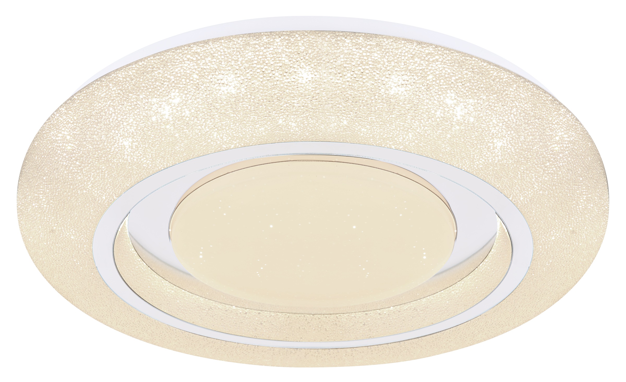 GLOBO LIGHTING LED Deckenleuchte »RADA«, Leuchtmittel LED-Modul | LED fest integriert, Deckenlampe/rund/Wohnzimmer/Schlafzimmer/sparkle