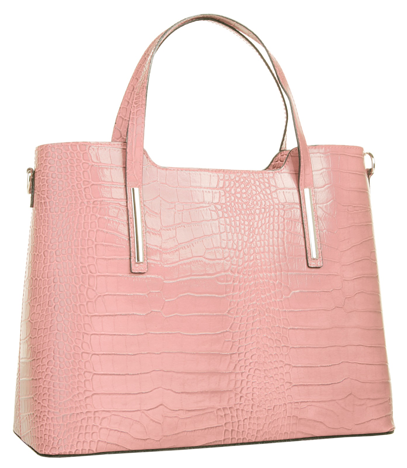 Cluty Henkeltasche, echt Leder, Made in Italy