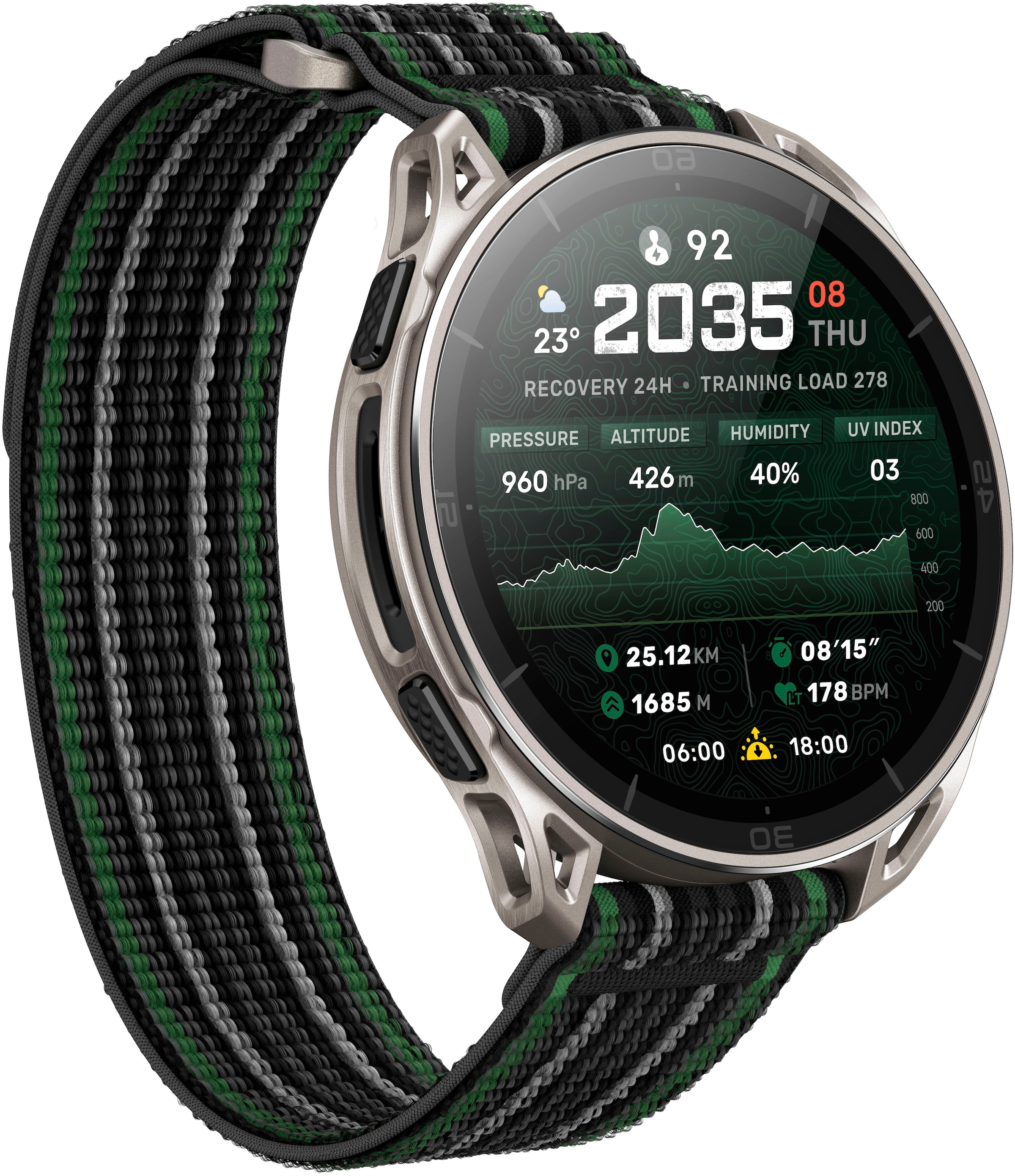 Amazfit Smartwatch »Cheetah 2 Ultra« Amazfit OS
