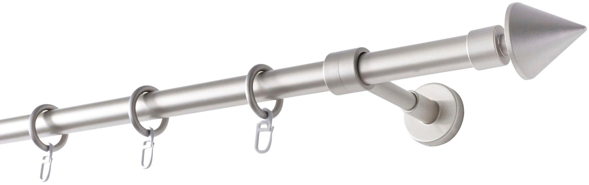 GARESA Gardinenstange »BASE« Ø 20 mm 1 läufig-läufig Wunschmaßlänge Vorhang günstig online kaufen