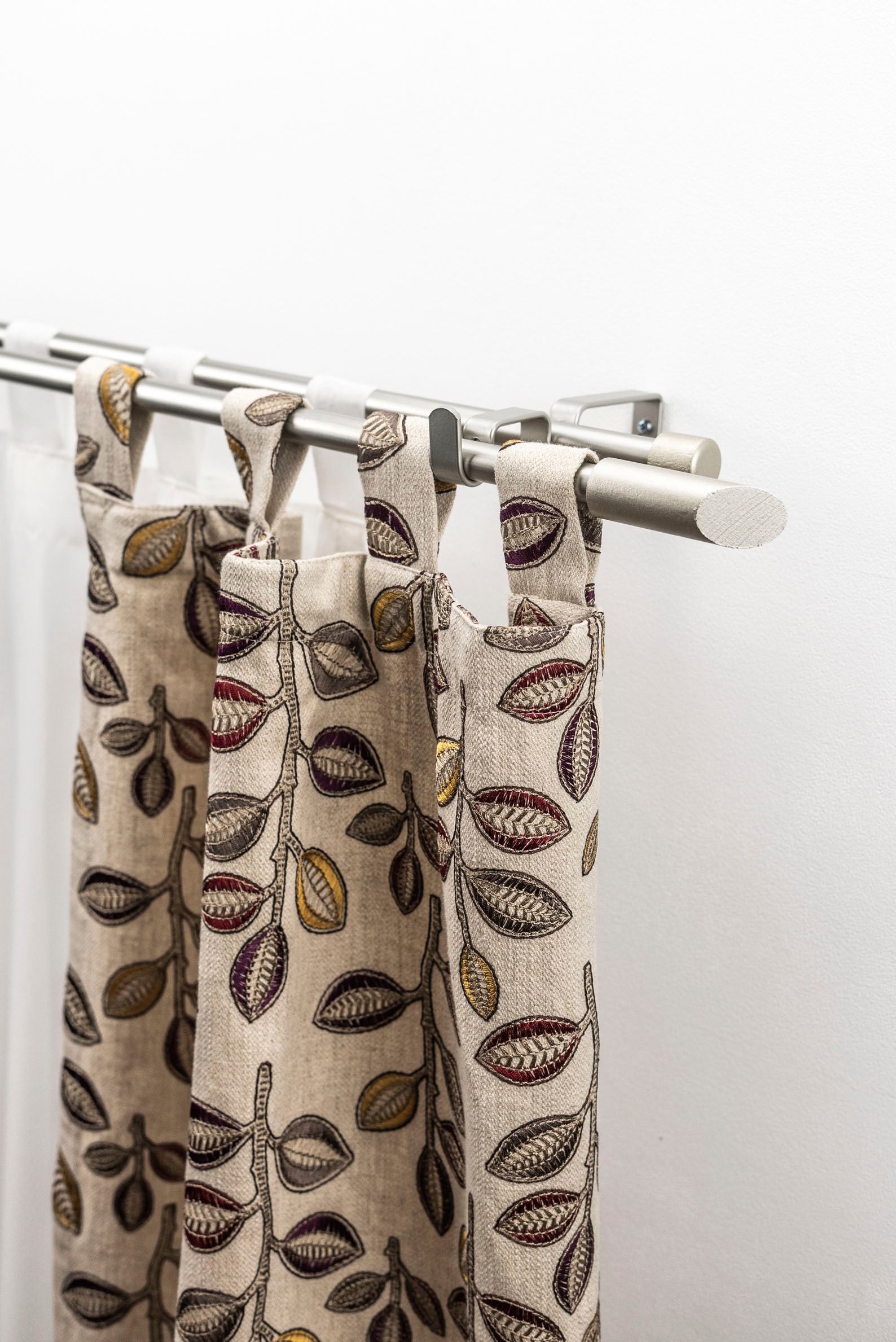 GARESA Gardinenstange »ZYLI mit offenem Träger« 2 läufig-läufig Wunschmaßlä günstig online kaufen