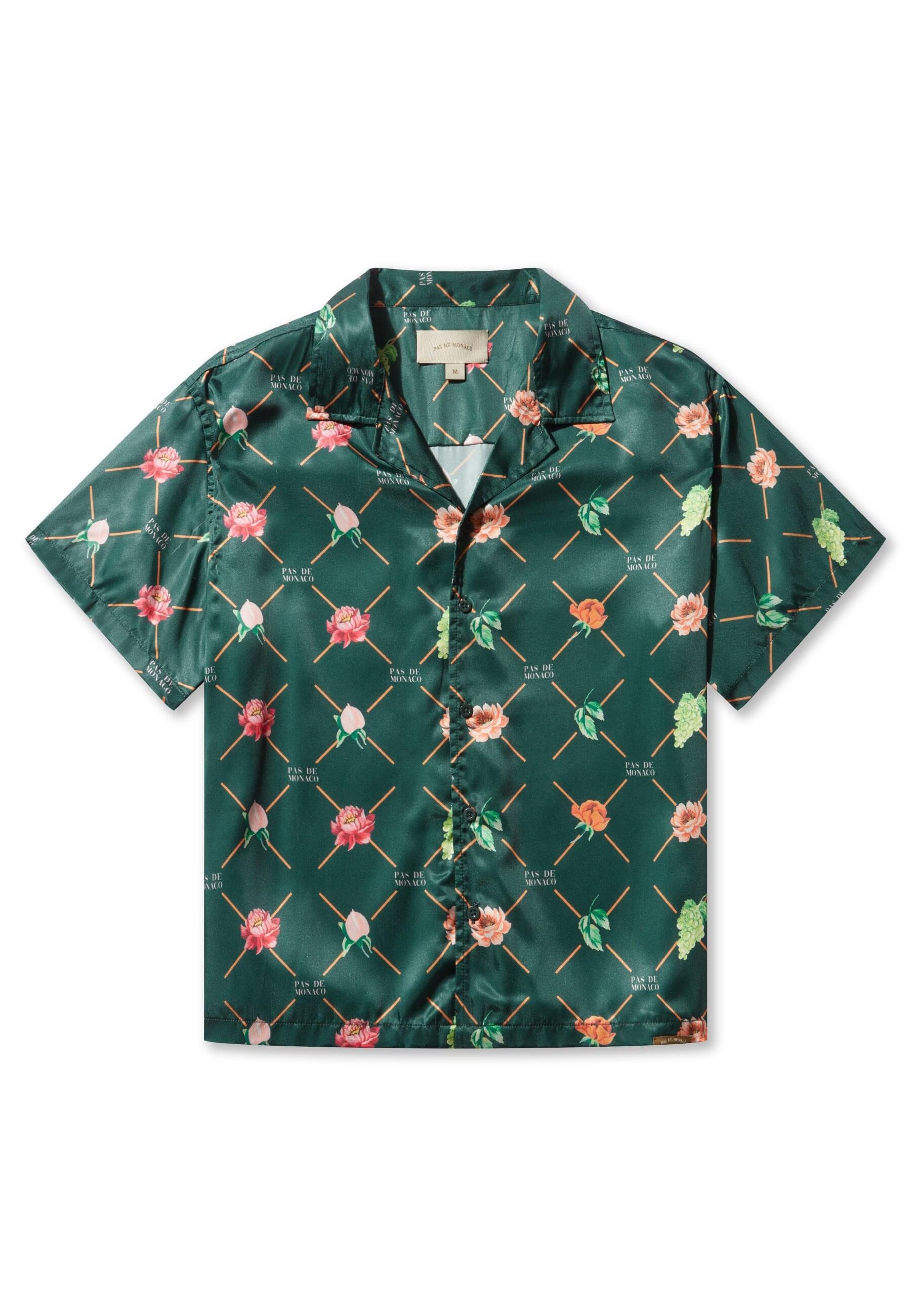 Pas De Monaco Langarmhemd »Pas De Monaco FRUIT MONOGRAM CUBAN SHIRT« 1 Stk.