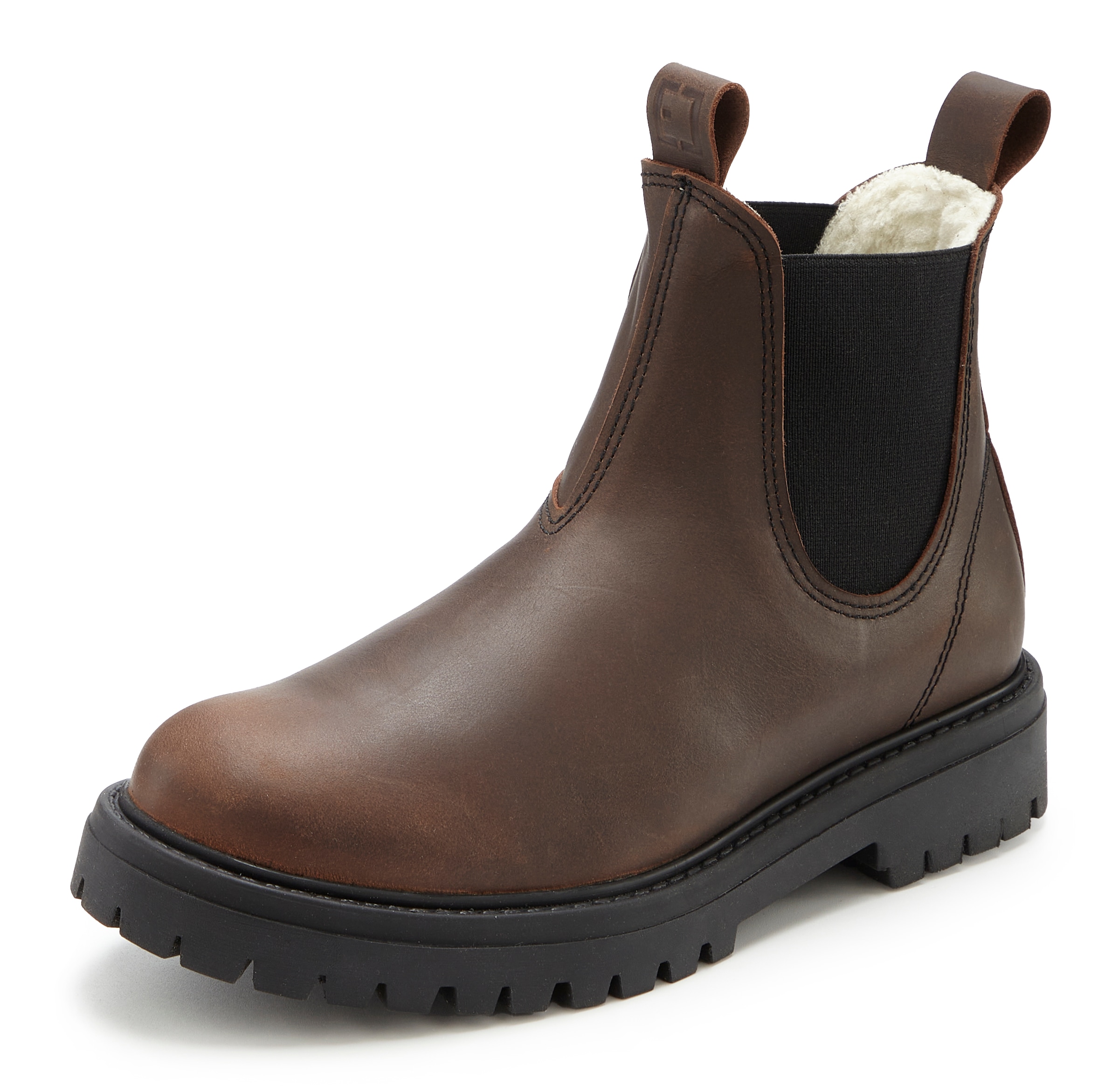 Elbsand Stiefelette, aus Leder im klassischen Chelsea-Look, Stiefel, Boots, Winterstiefel