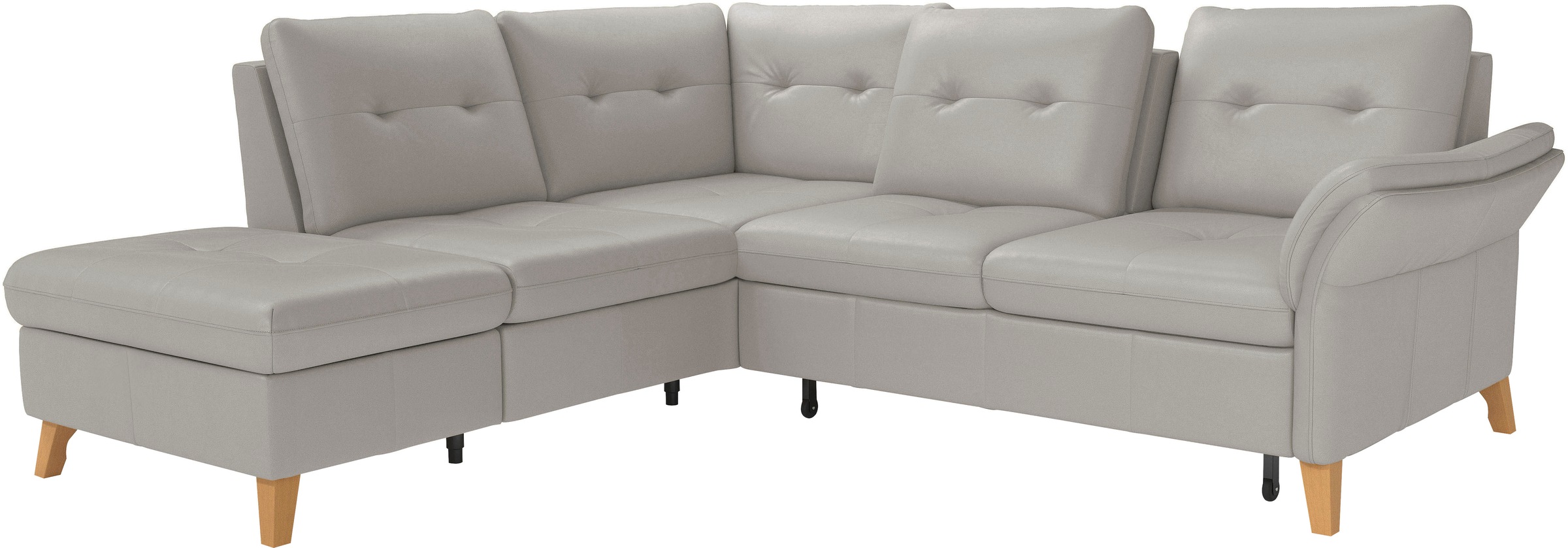 sit&more Ecksofa »Göteborg«, inkl. Sitztiefenverstellung, wahlweise mit Bettfunktion & Bettkasten