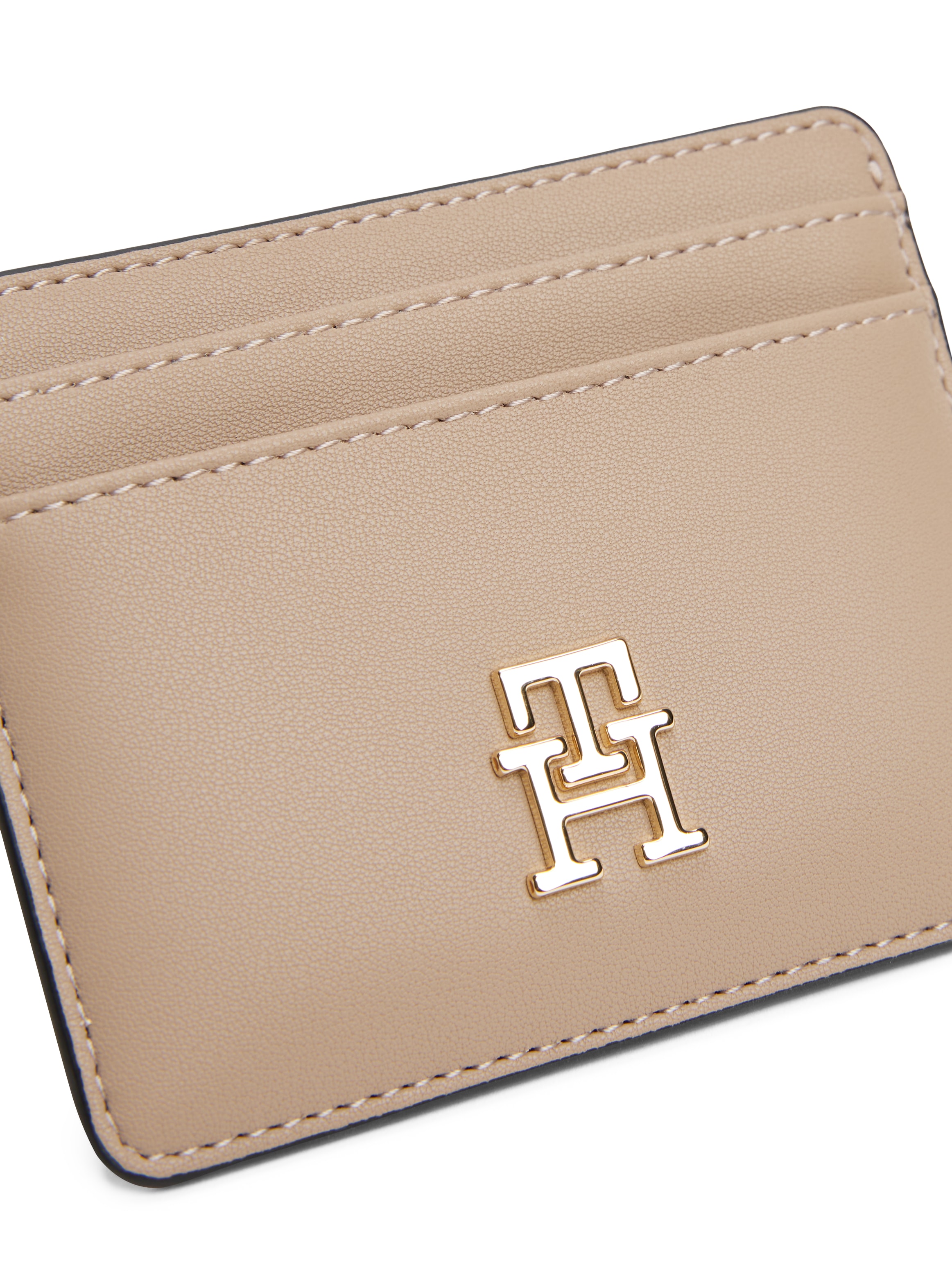 Tommy Hilfiger Kartenetui »TH FEMININE CC HOLDER«, Portemonnai, Geldbörse mit edlem TH-Schmuckelement