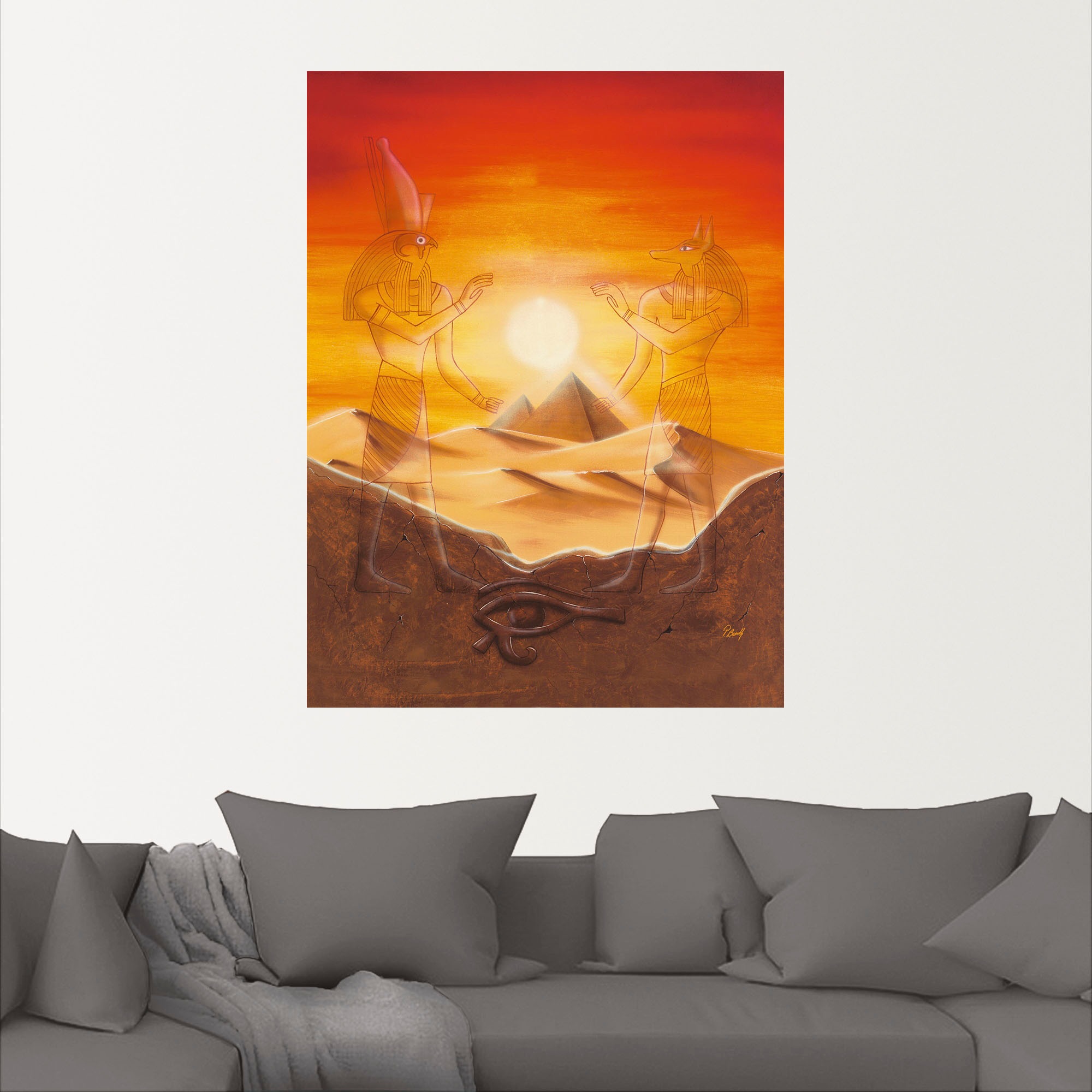 Artland Wandbild »Ägypten«, Afrika, (1 St.), als Alubild, Outdoorbild, Leinwandbild, Poster, Wandaufkleber