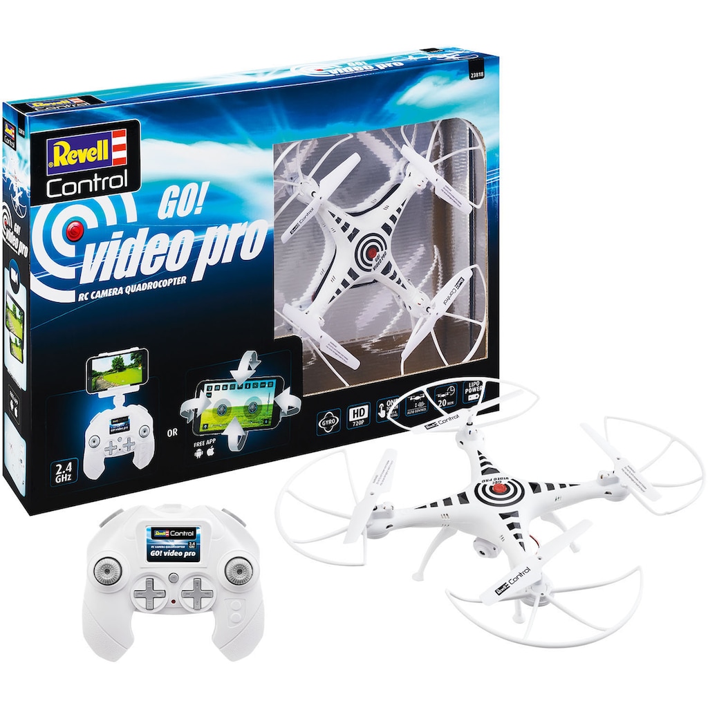 Revell® RC-Quadrocopter »Revell® control, RC Kamera Quadcopter Go! Video Pro«