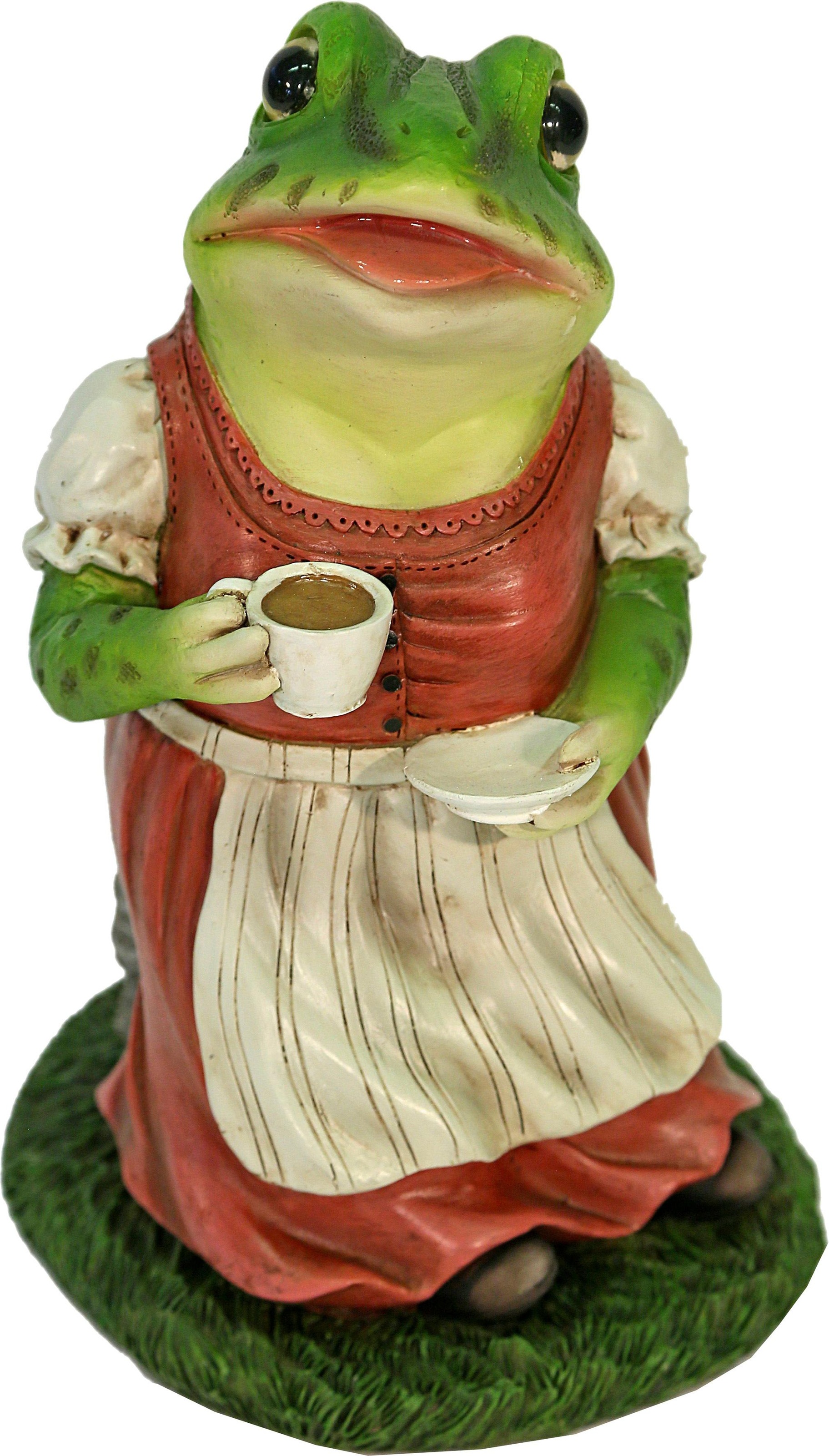 Home affaire Tierfigur »Frau Frosch im Kleid trinkt Kaffee ...