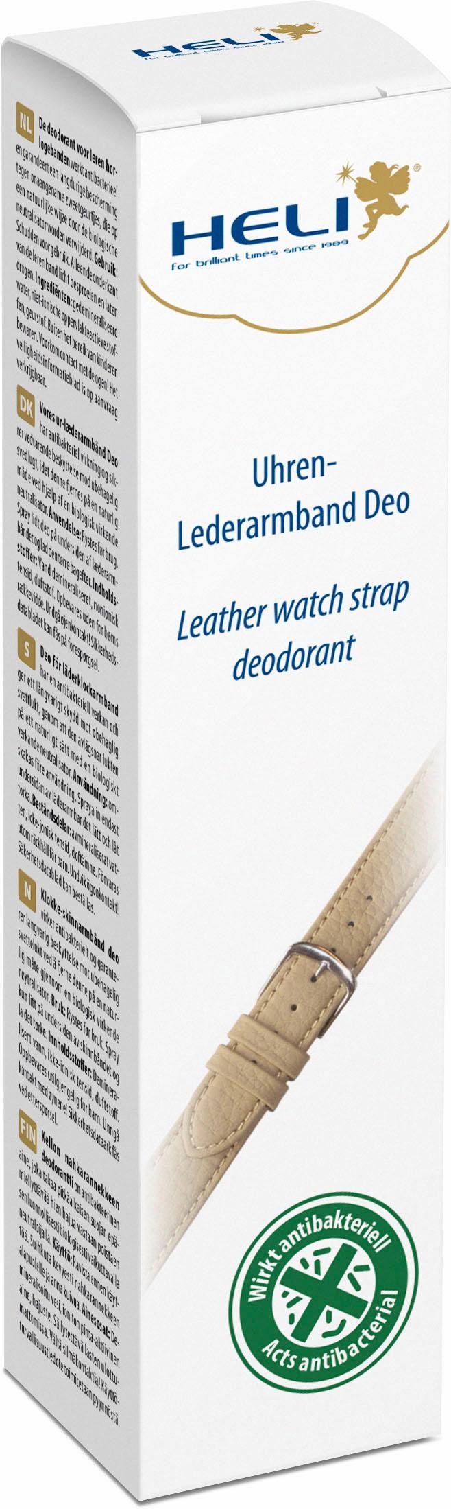 HELI Lederdeo »141265« Quarzuhr,Armbanduhr, Lederarmband, Pflege, Deo