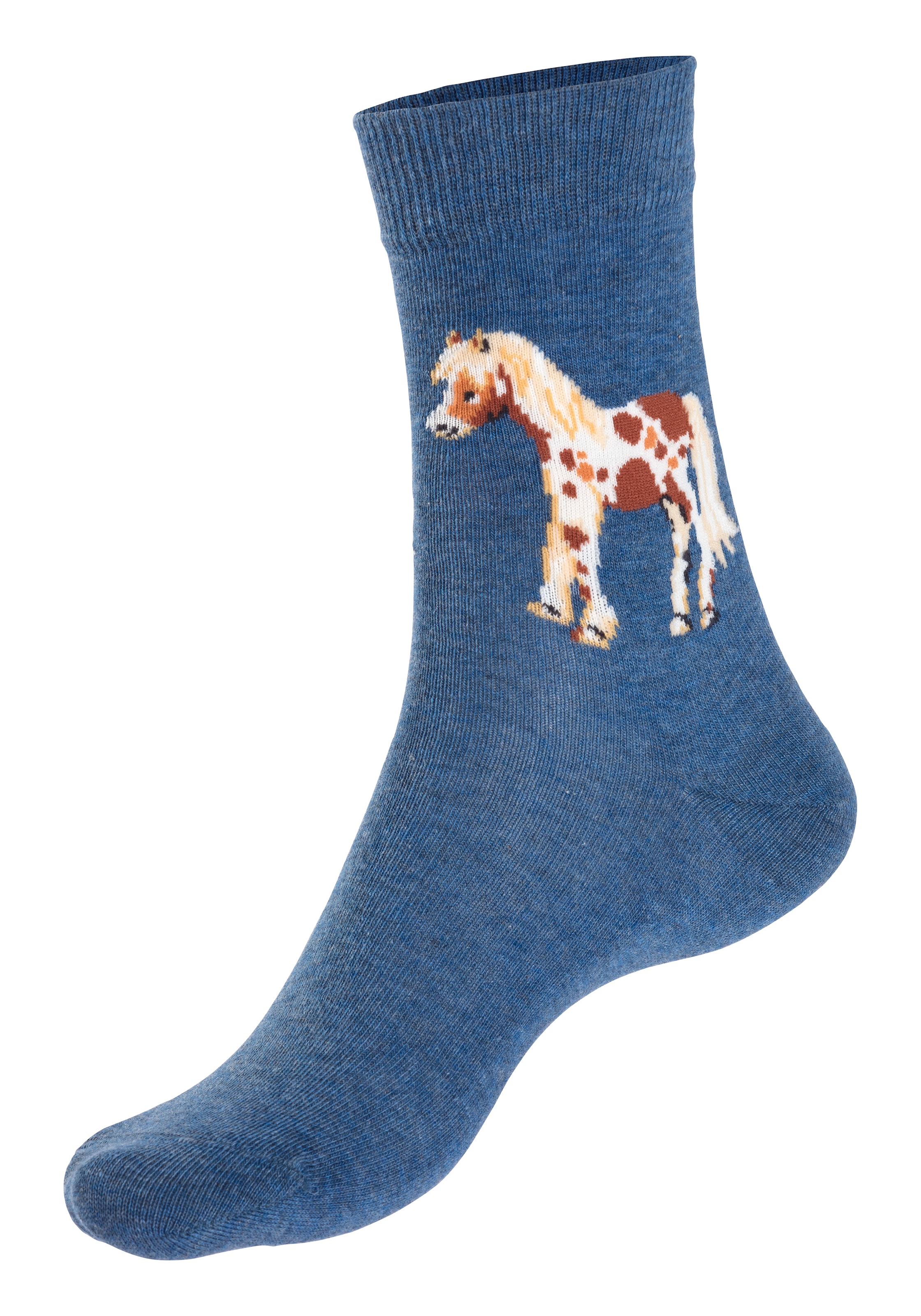 H.I.S Socken, (5 Paar), Mit unterschiedlichen Pferdemotiven online kaufen