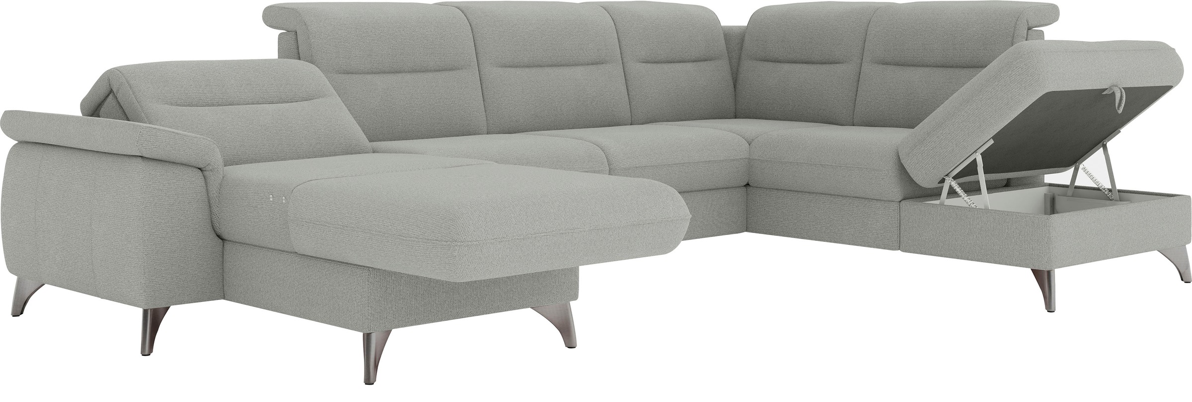 sit&more Wohnlandschaft »Astoria U-Form«, wahlweise mit motorischer Relaxfunktion