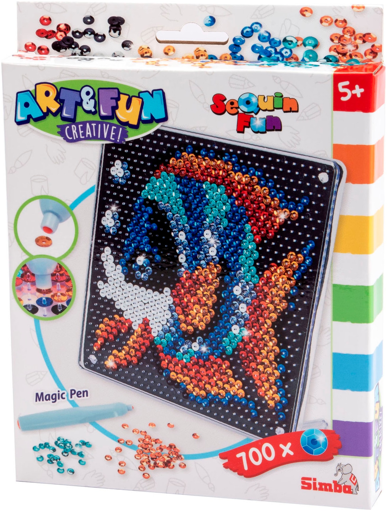 SIMBA Kreativset »Art&Fun, Sequin Fisch«