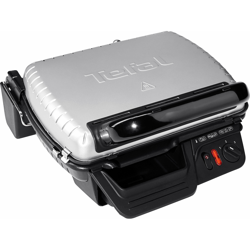TEFAL Kontaktgrill »GC3050« 2000 W aufklappbar, regelbarer Thermostat, antihaftbeschichtet silberfarben Antihaftbeschichtete und abnehmbare...