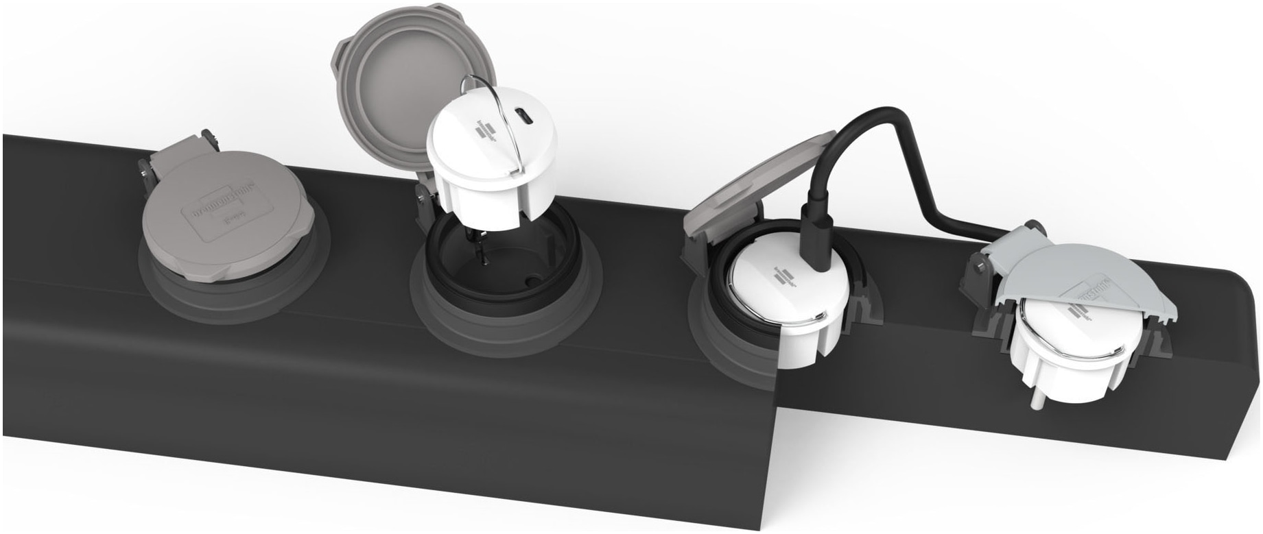 Brennenstuhl USB-Adapter »USB-C Steckdoseneinsatz 2,4 A«