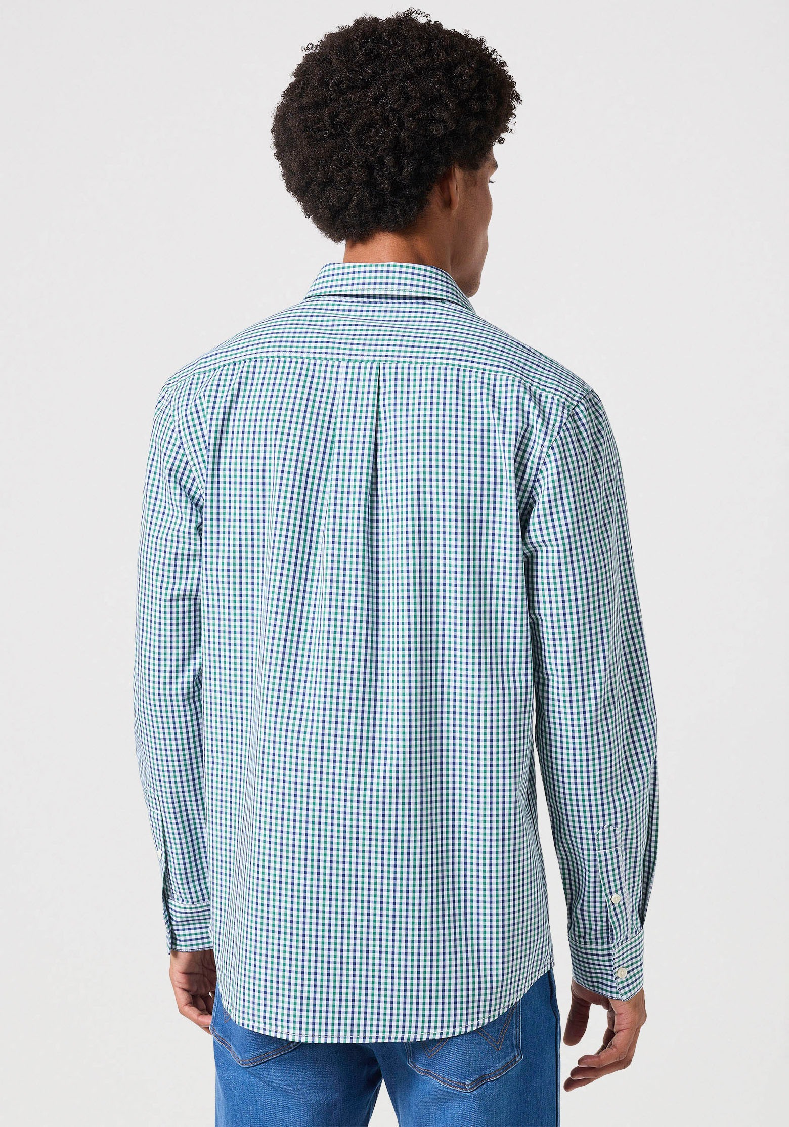 Wrangler Langarmhemd »LS 1 PKT SHIRT«, mit Karomuster