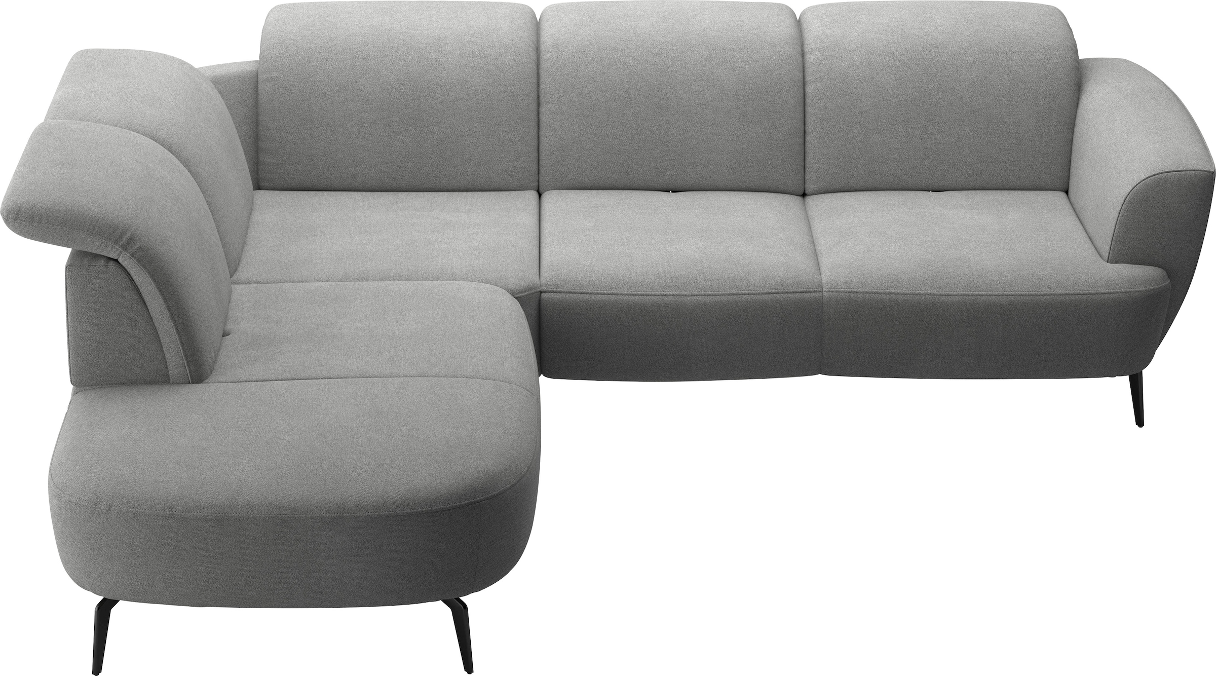 sit&more Ecksofa »Zoe«, ink.Sitztiefenverstellung, wahlweise mit Kopfteilverstellung