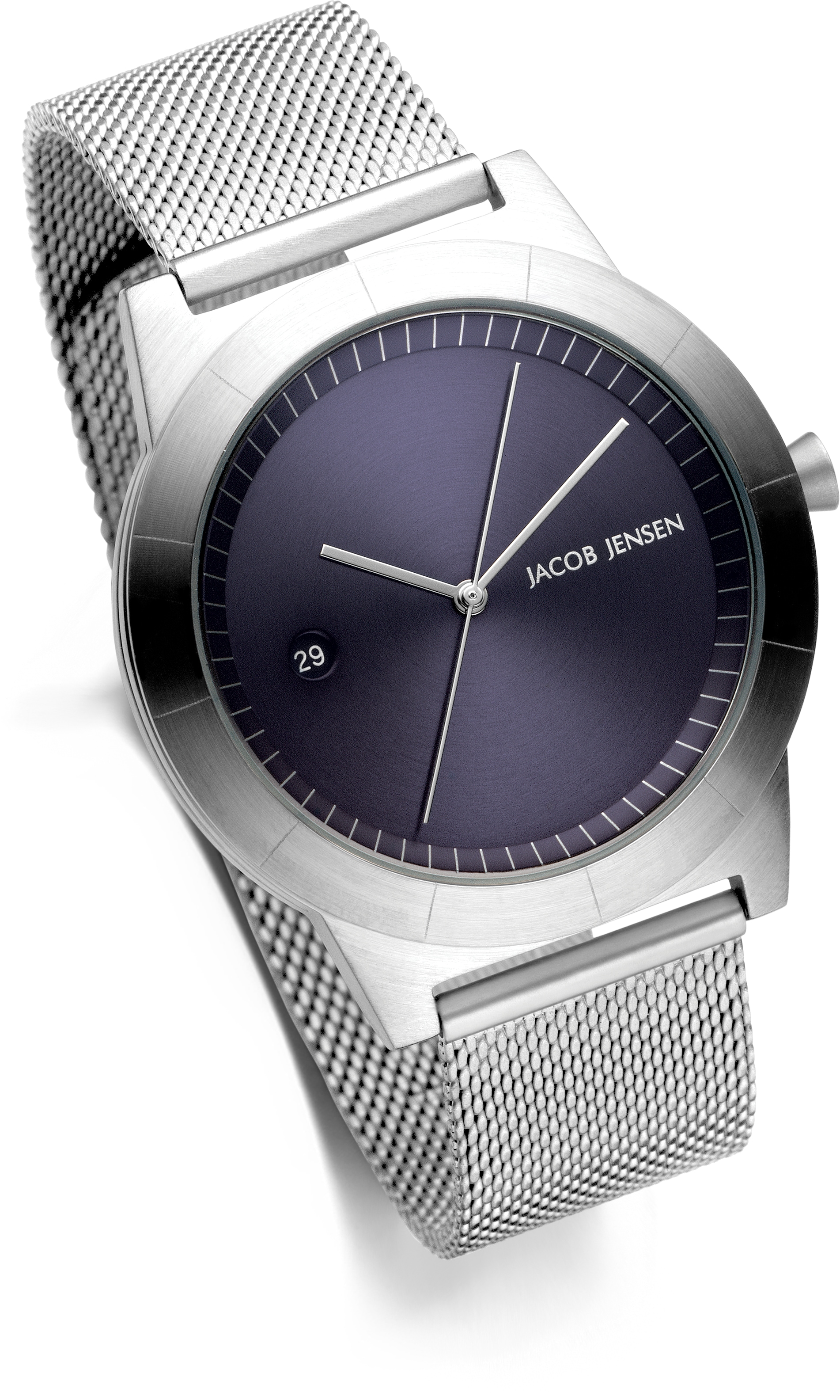 Jacob Jensen Quarzuhr »Ascent« Armbanduhr, Herrenuhr, Edelstahlarmband, analog, Tag
