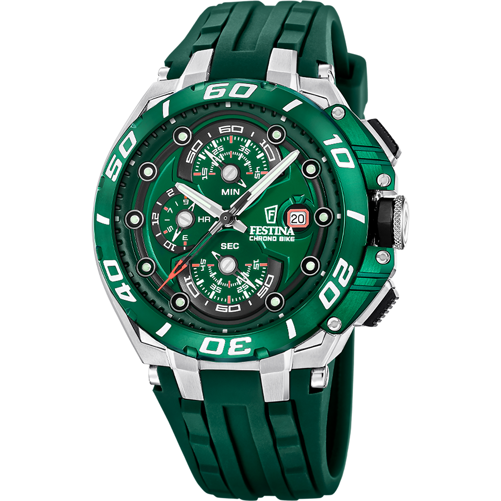Festina Chronograph »Chrono Bike« Quarzuhr, Armbanduhr, Herrenuhr, analog, Tag, Stoppfunktion