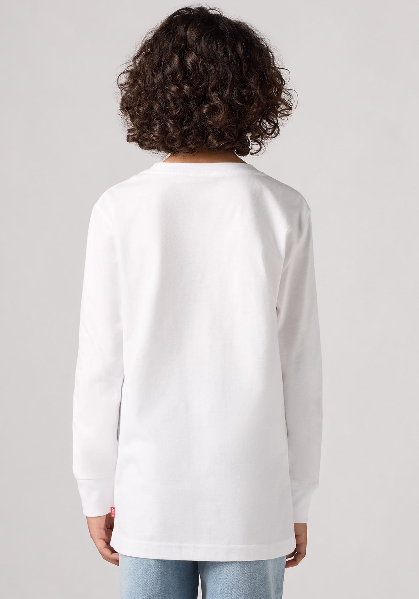 Levi's® Kids Langarmshirt »LVB ACADEMIC ADVENTURER LS TEE«, mit großem Logoprint, aus Baumwolle - for Boys