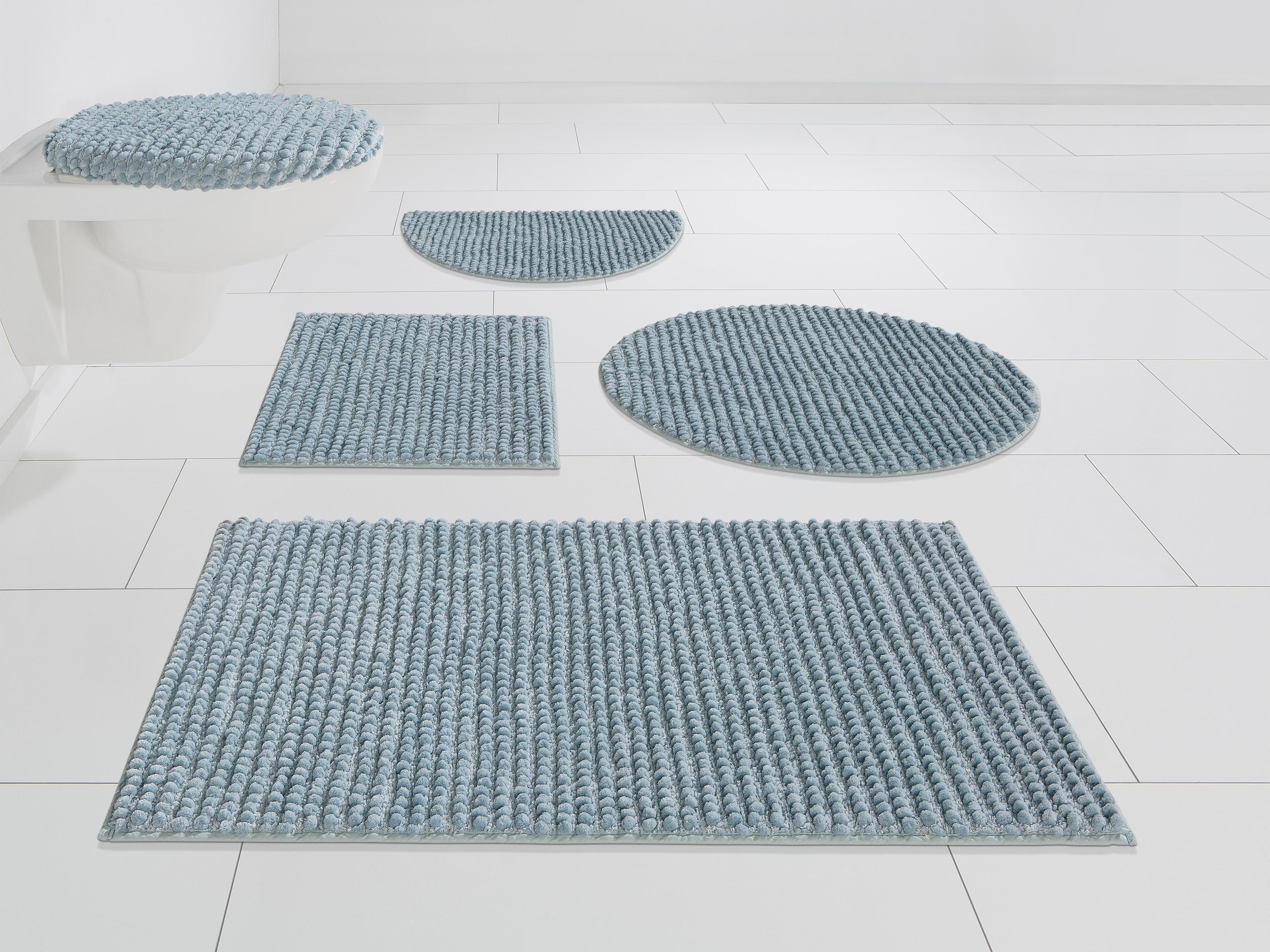 my home Badematte »Renat, Badvorleger, Badezimmer Teppich, Scandi«, fußbode günstig online kaufen