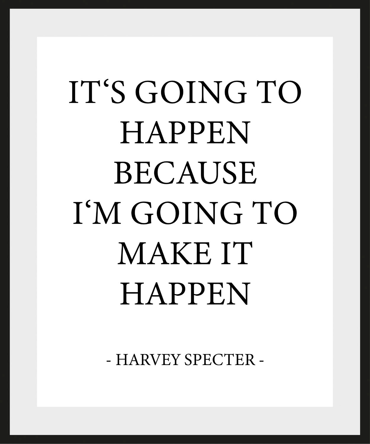 queence Bild »HAPPEN«, (1 St.), HD Premium Poster-Druck inkl. Holzrahmen günstig online kaufen