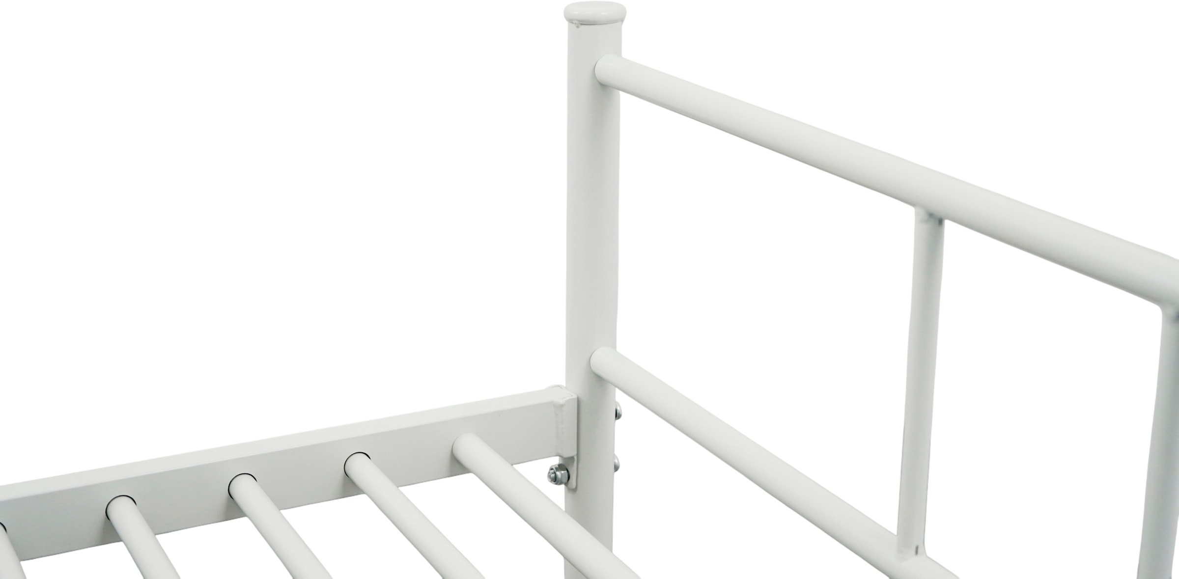 OTTO home Metallbett »Amrum Bett Bettgestell Bettrahmen Einzelbett Doppelbett Stahlbett« 2m Länge und in 4 Breiten wählbar - 90, 140, 160, 180 cm,  Schlafzimmerbett inkl. 26 Lattenroste zum Schutz der Matratze