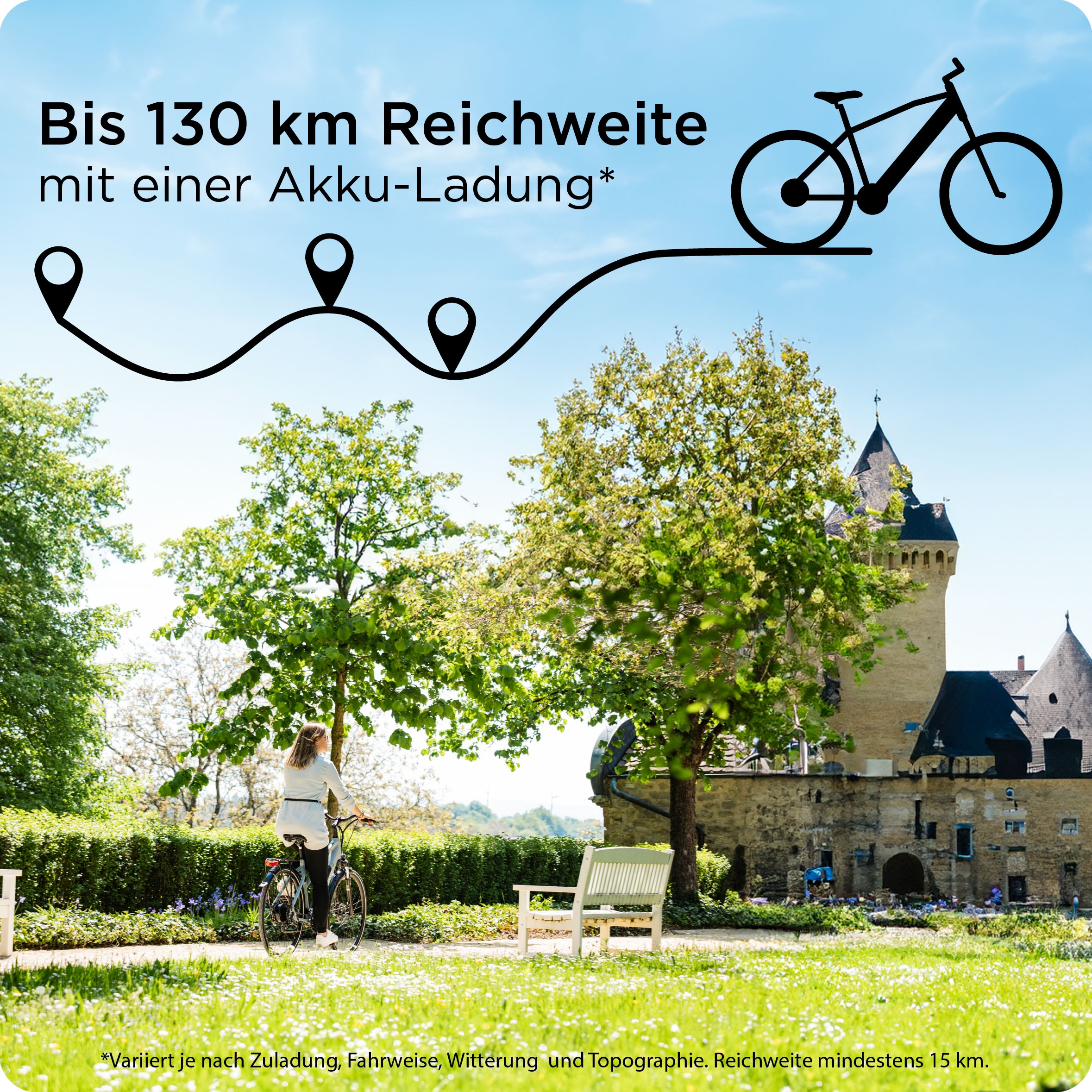 Zündapp »Z810« 8 Gang Shimano Altus RD-M310 Schaltwerk Kettenschaltung Heckmotor 250 W