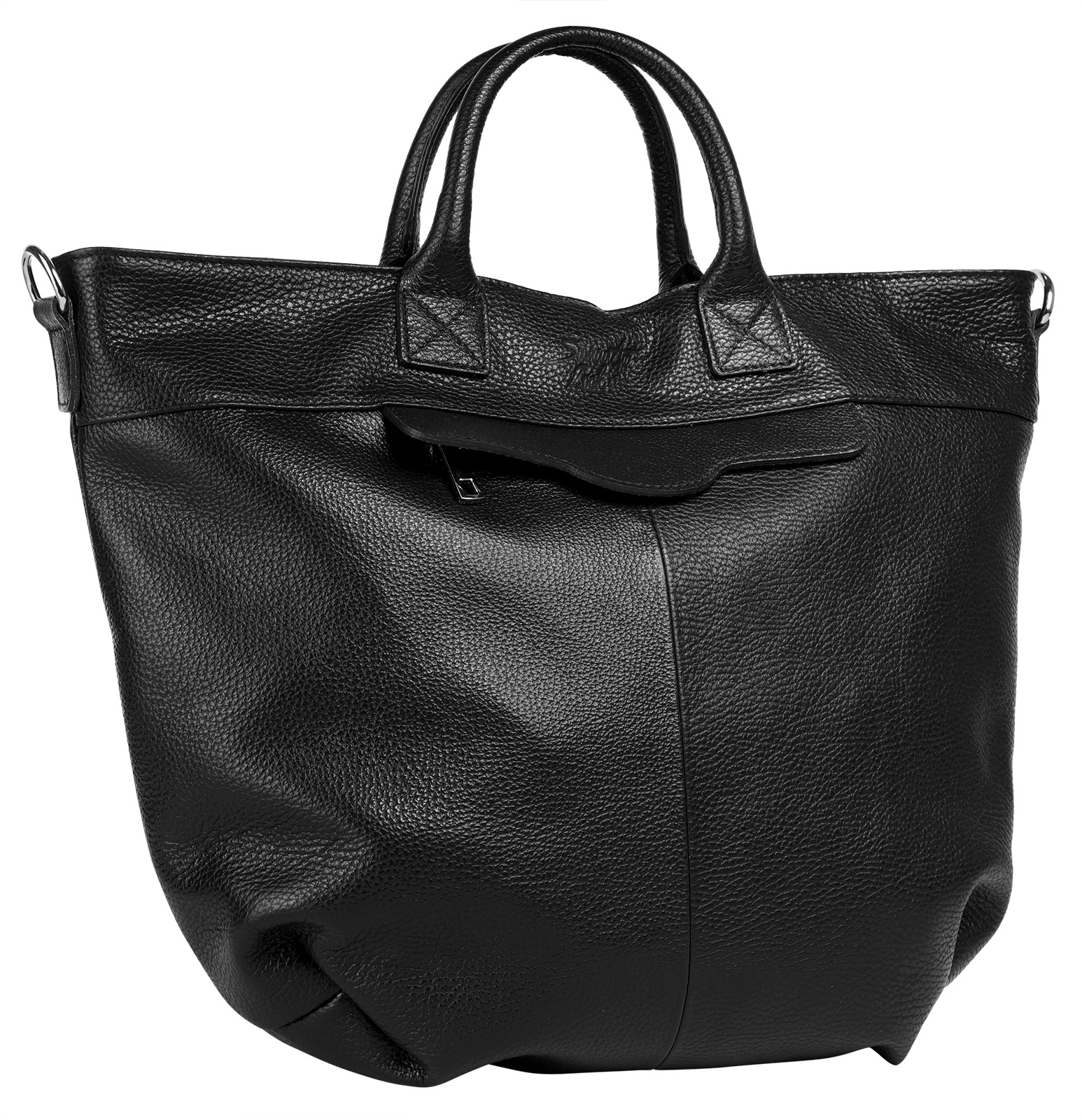 Samantha Look Henkeltasche, echt Leder, Made in Italy