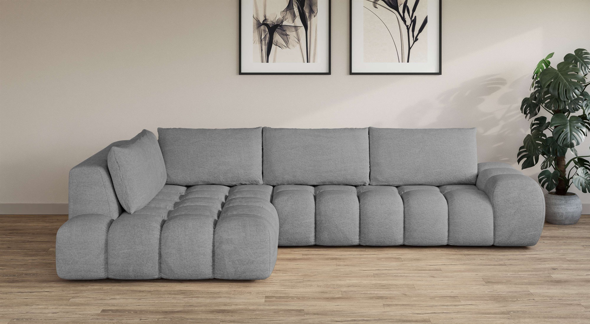 INOSIGN Ecksofa »AZITA klein, L-Form, elegant und bequem Designsofa«, lose günstig online kaufen