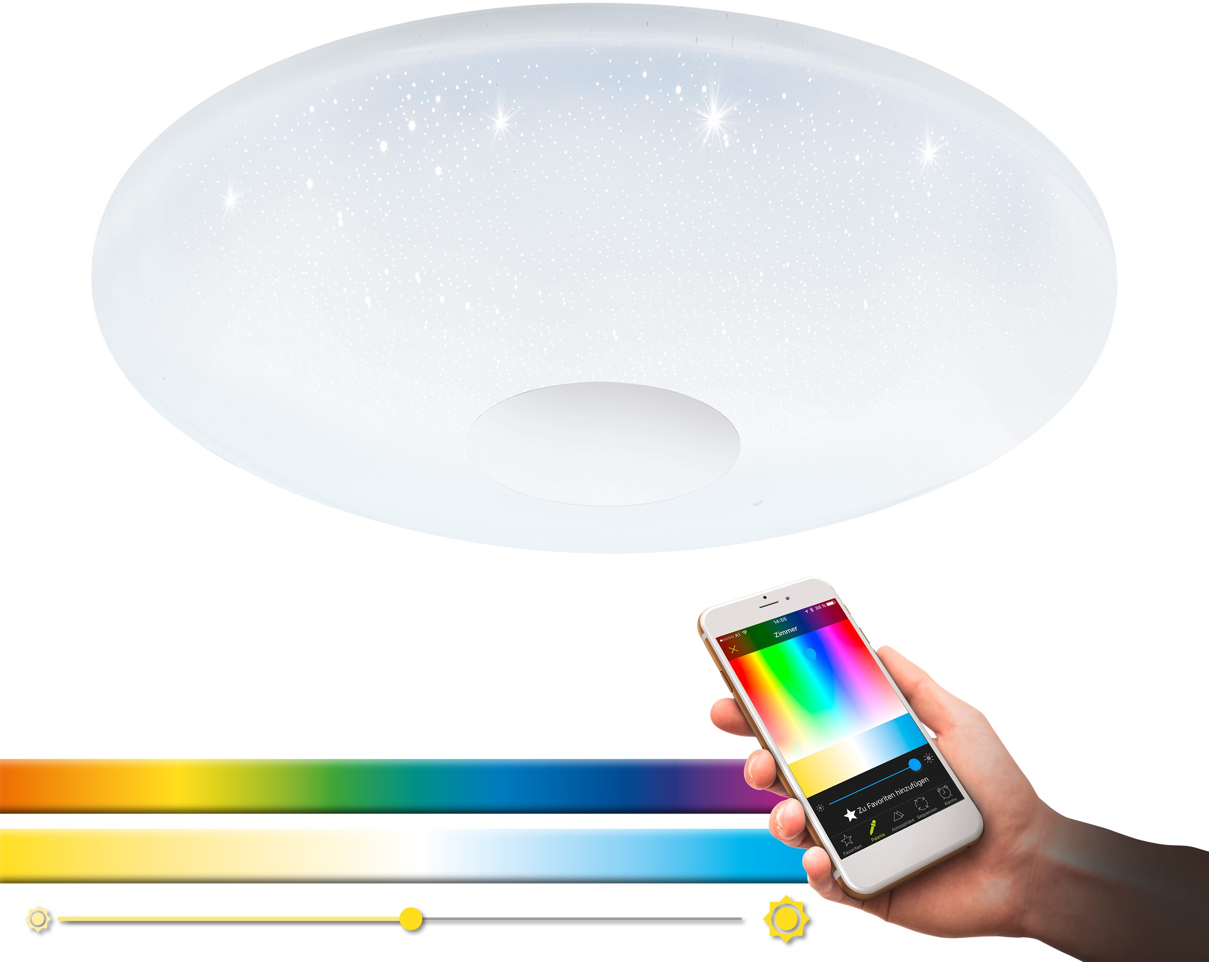 EGLO LED Deckenleuchte »VOLTAGO-C«, 1 flammig, Leuchtmittel LED-Board   LED günstig online kaufen