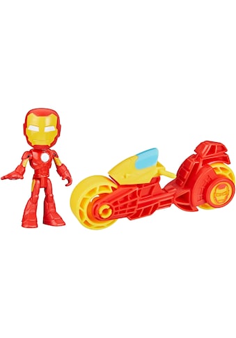 Actionfigur »Marvel Spidey and His Amazing Friends, Iron Man & Motorrad«